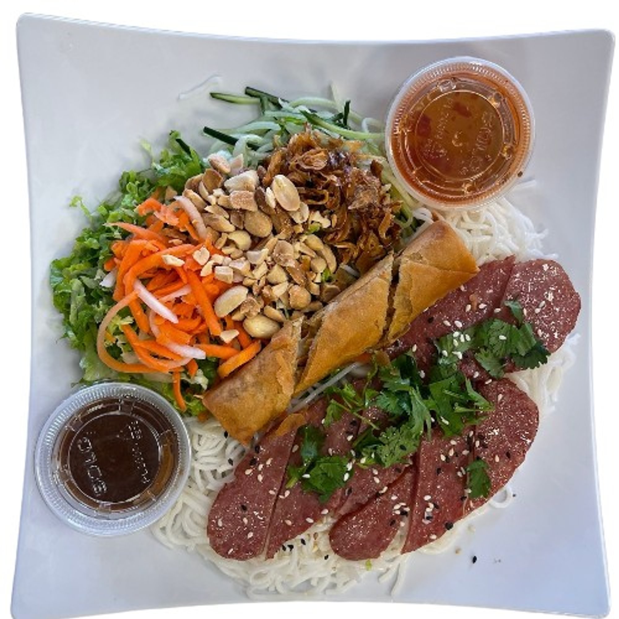 Vietnamese Pork Sausage & Egg Roll
