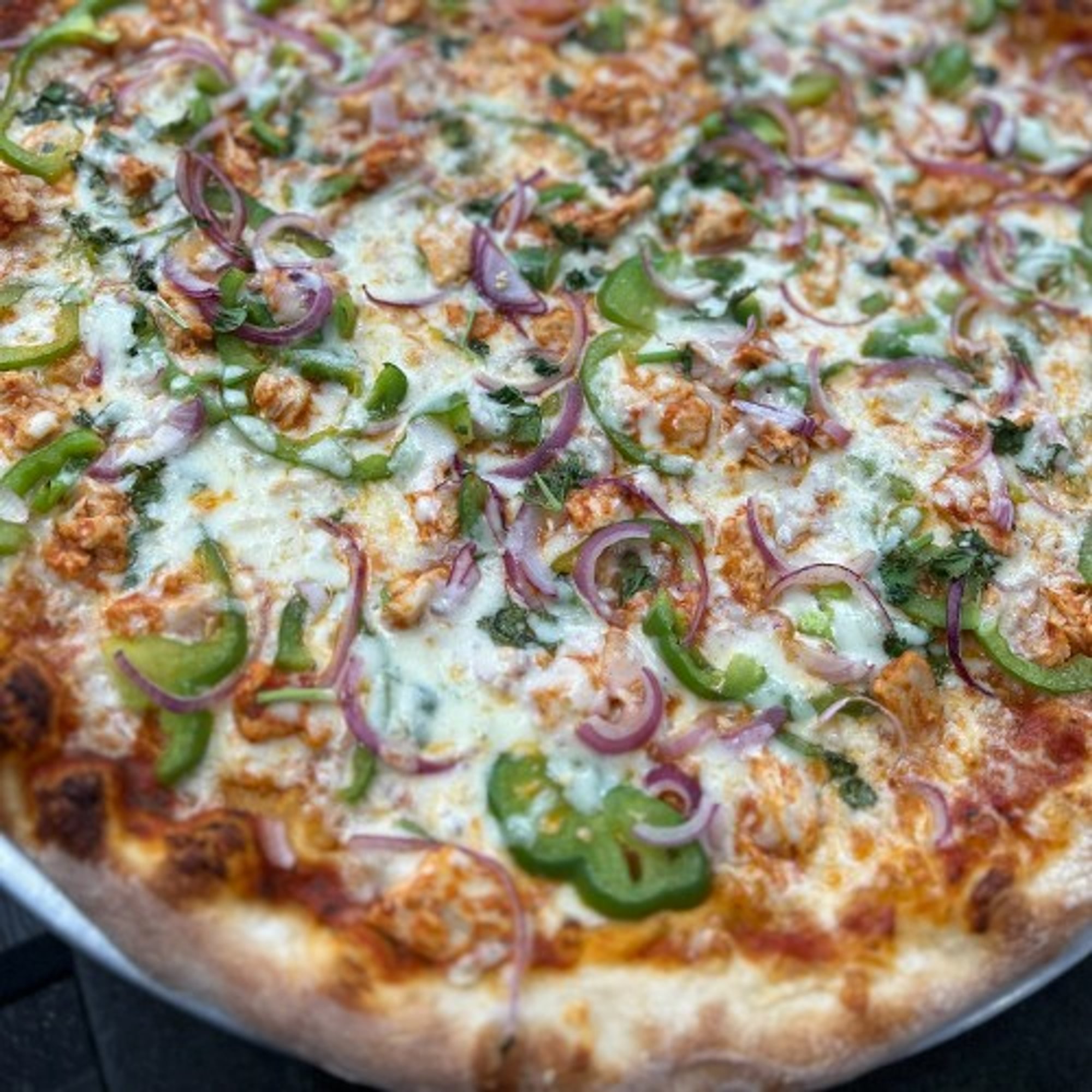 Butter Chicken Pizza