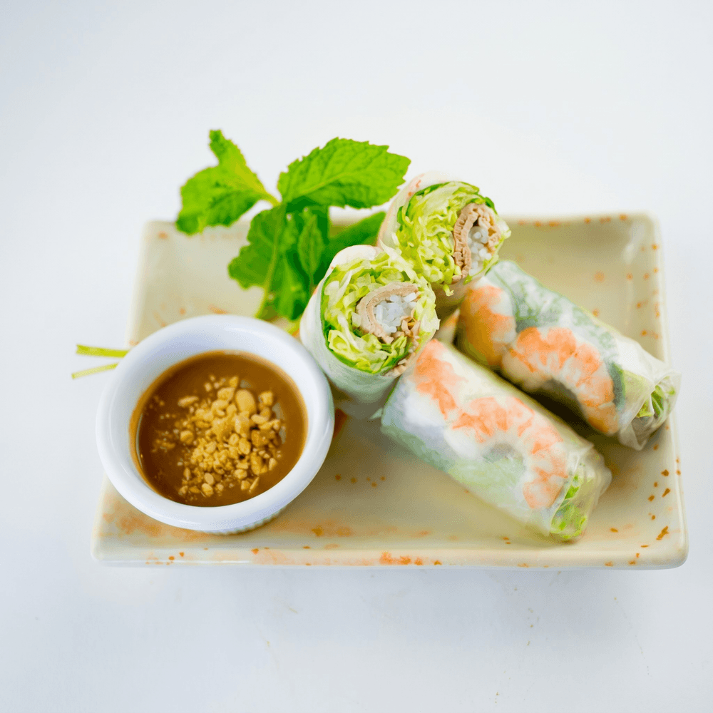 A2. Spring Rolls with Shrimp & Pork