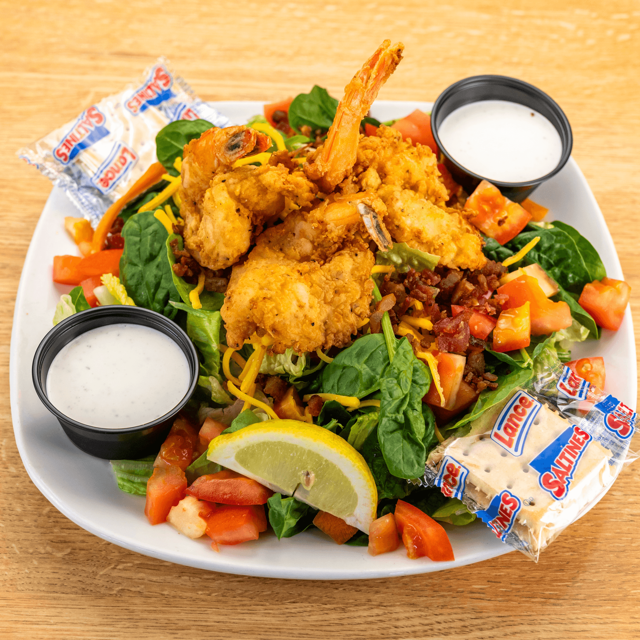 Fried or Grilled Shrimp Salad
