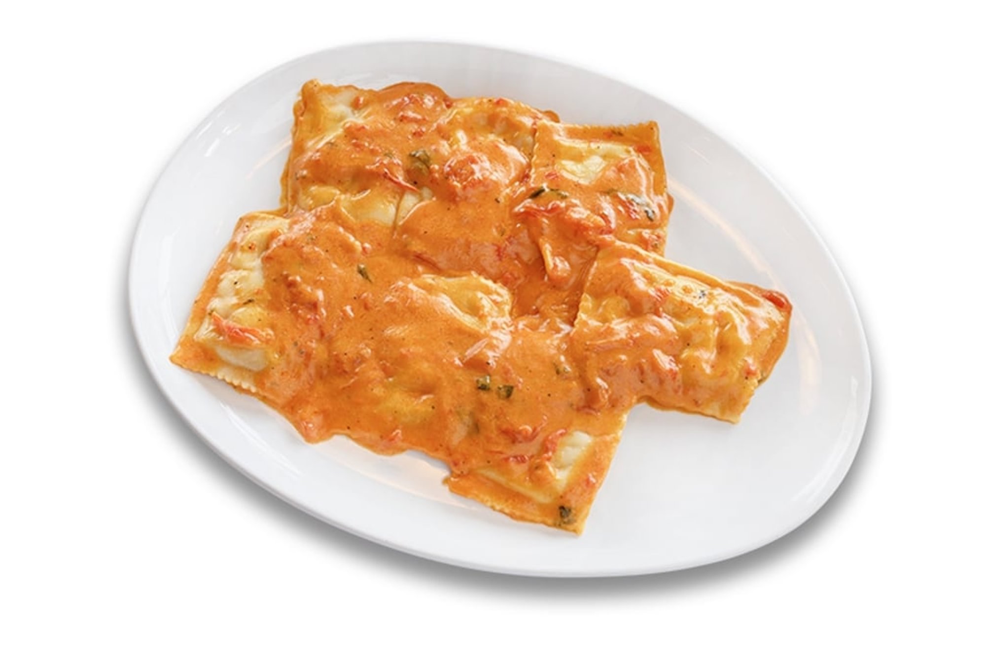 Four Cheese Ravioli Pink Sauce Pasta