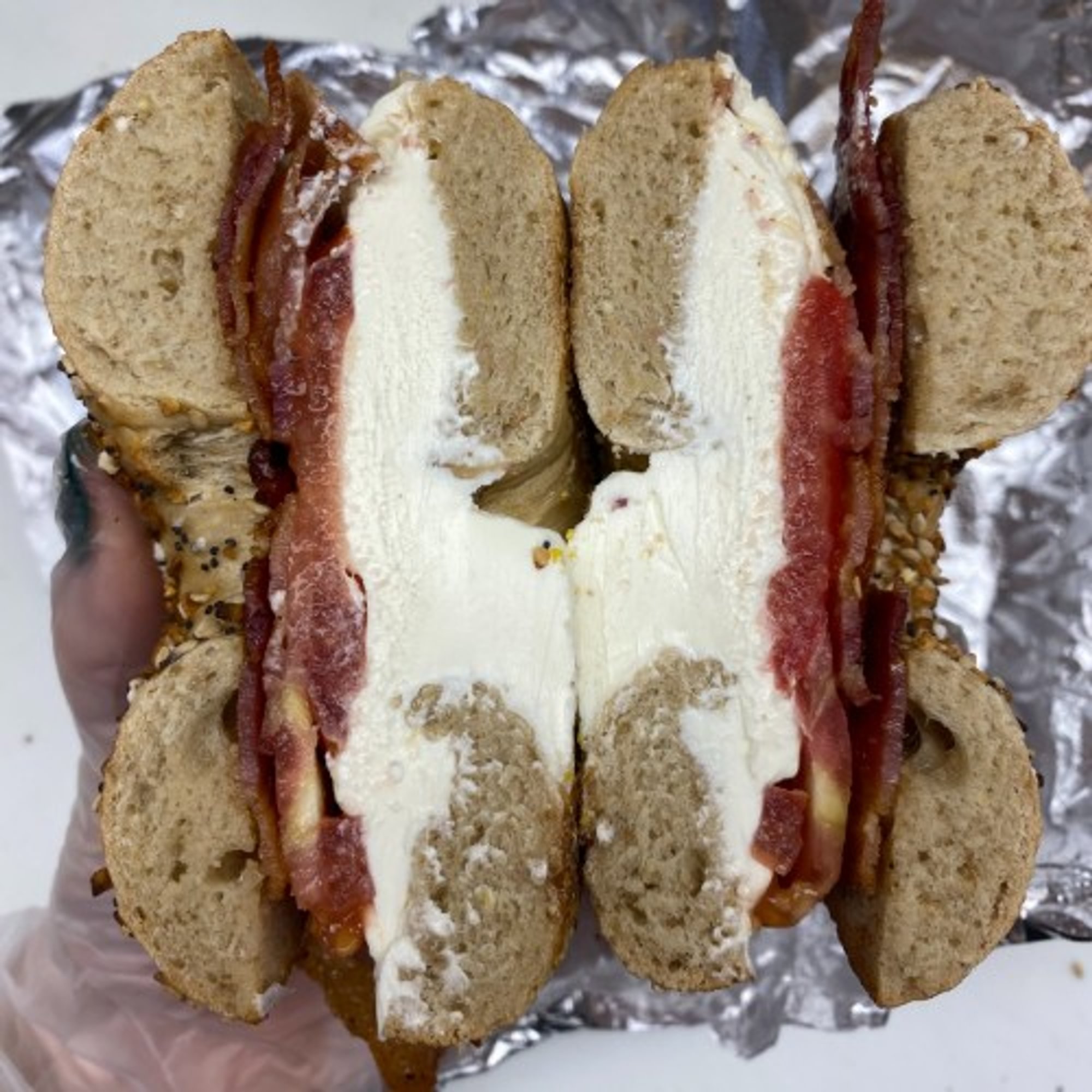 Bagel with Meat & CC