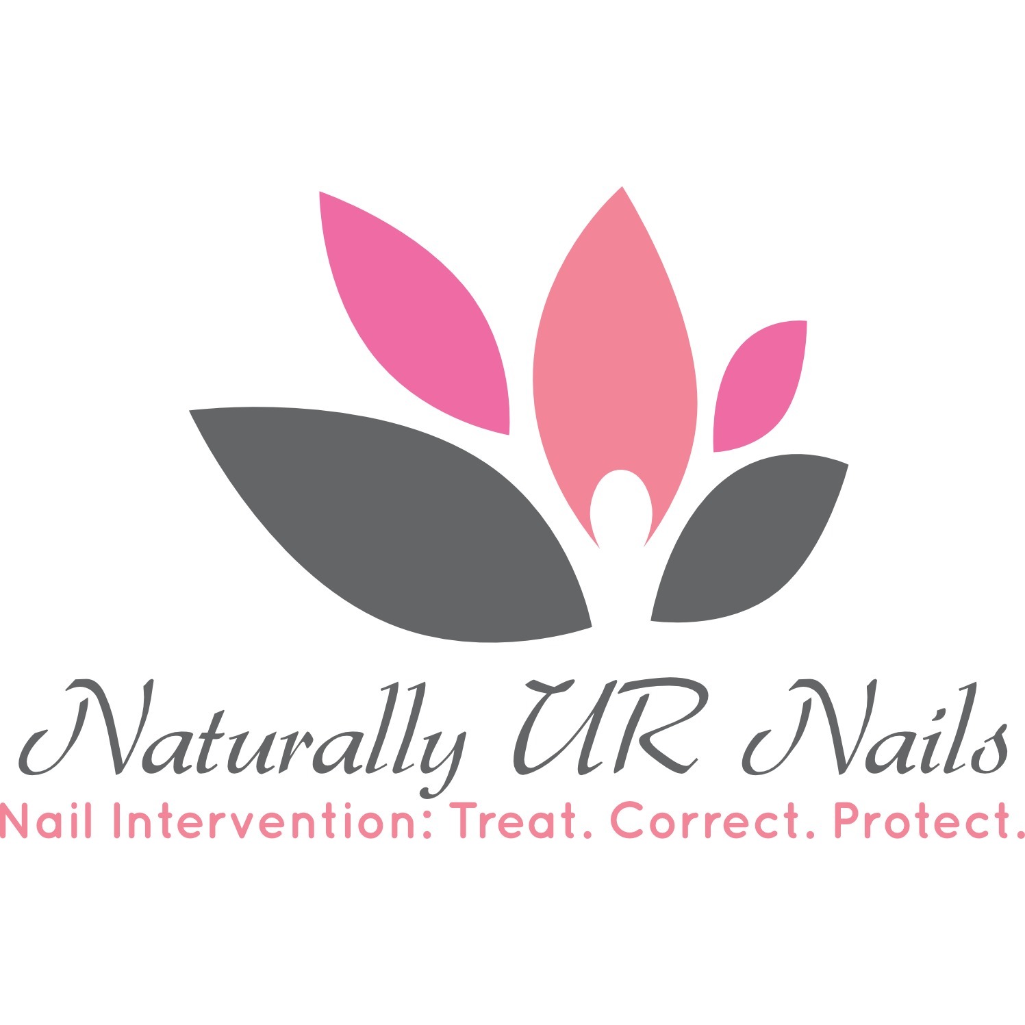 Naturally UR Nails Logo