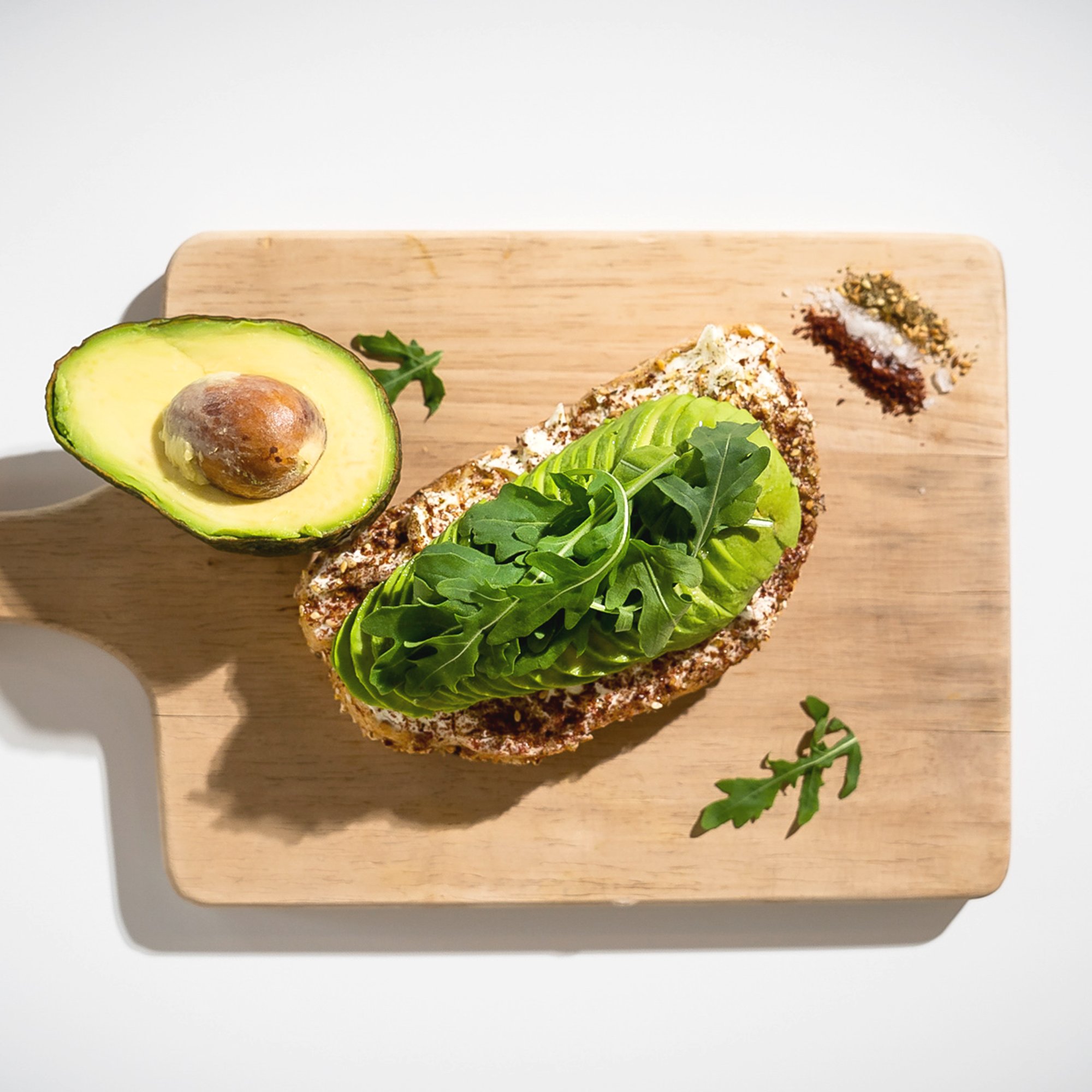 Tostada de avocado