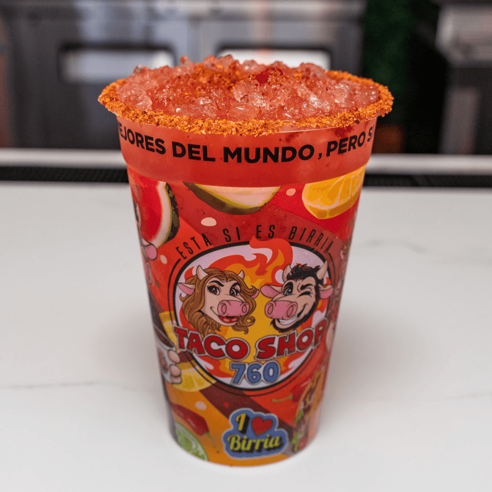 Prepared Watermelon Water with Chamoy & Tajín / Agua de Sandía Preparada con Chamoy y Tajín