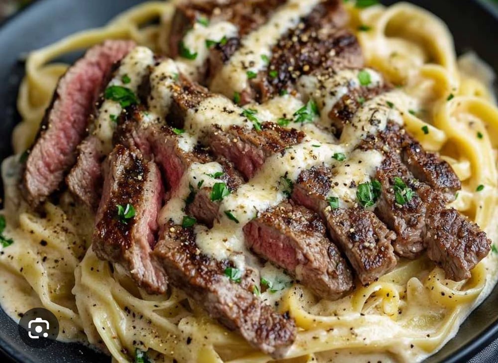 Steak Alfredo