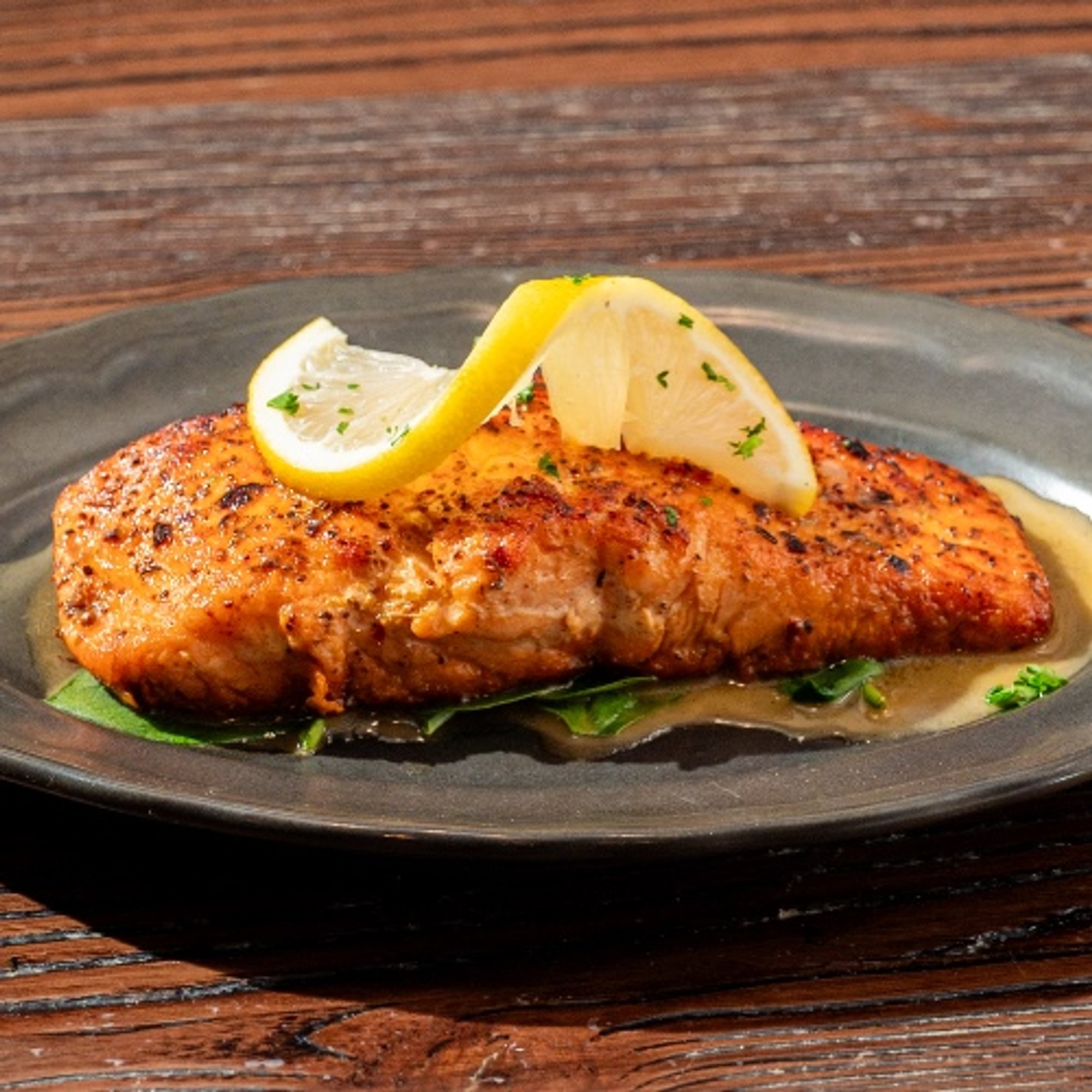 Broiled or Blacкened Salmon