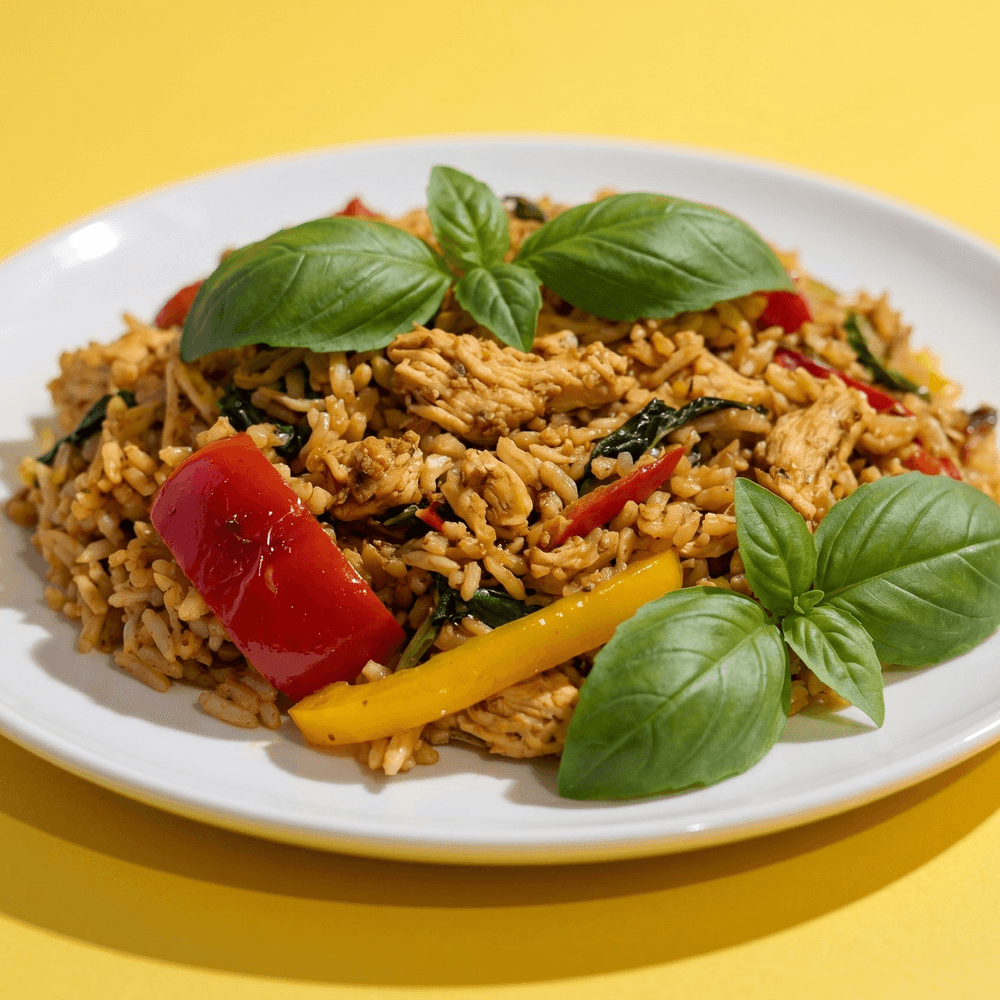Spicy Basil Fried Rice