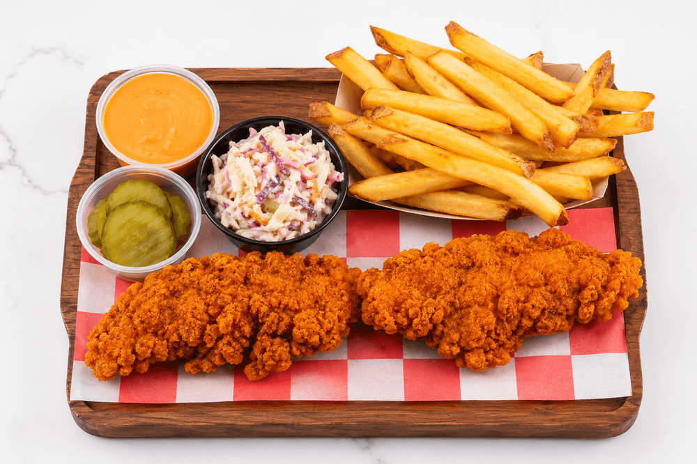 Nashville Chicken Tenders with Fries
