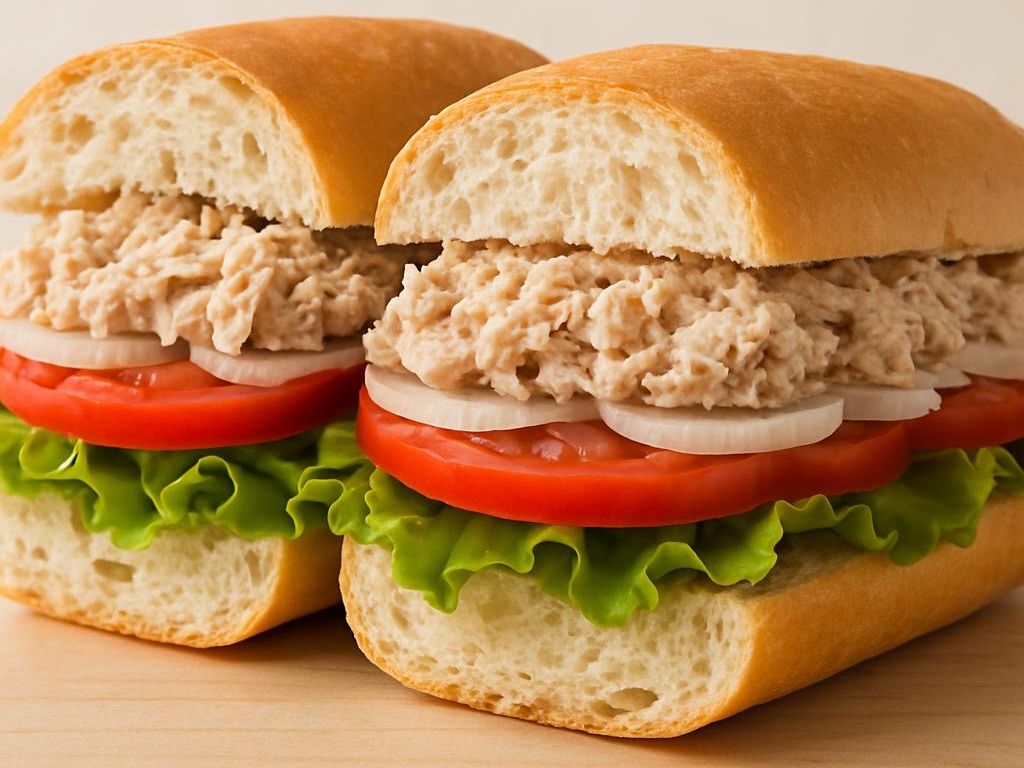 Tuna Fish Sub Whole Loaf Bread
