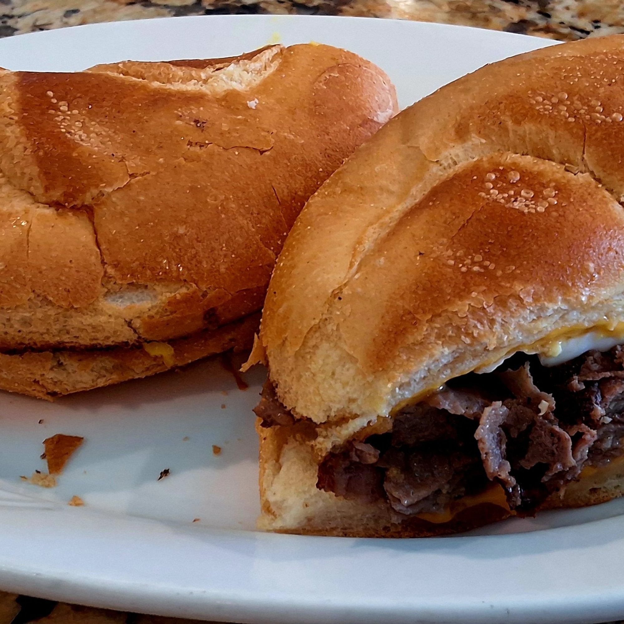 Steak, Egg & Cheese Sandwich