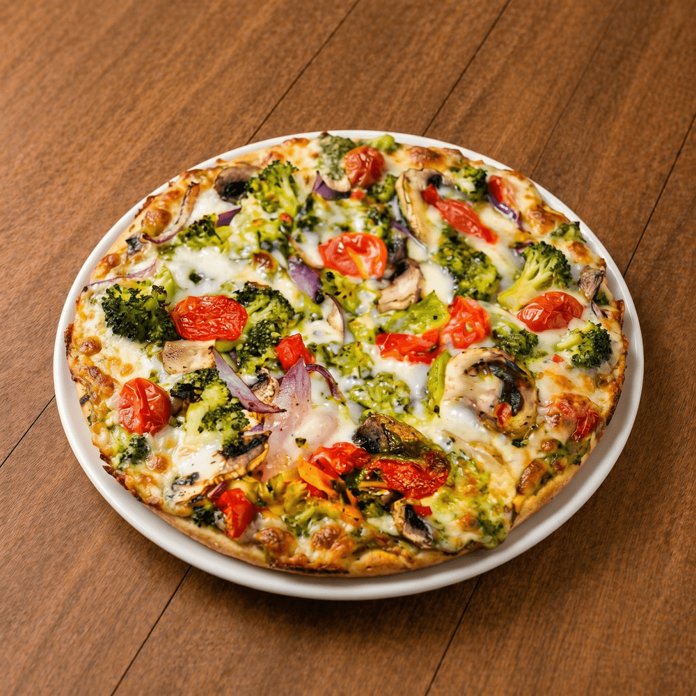 Grilled Veggie Deluxe Pizza