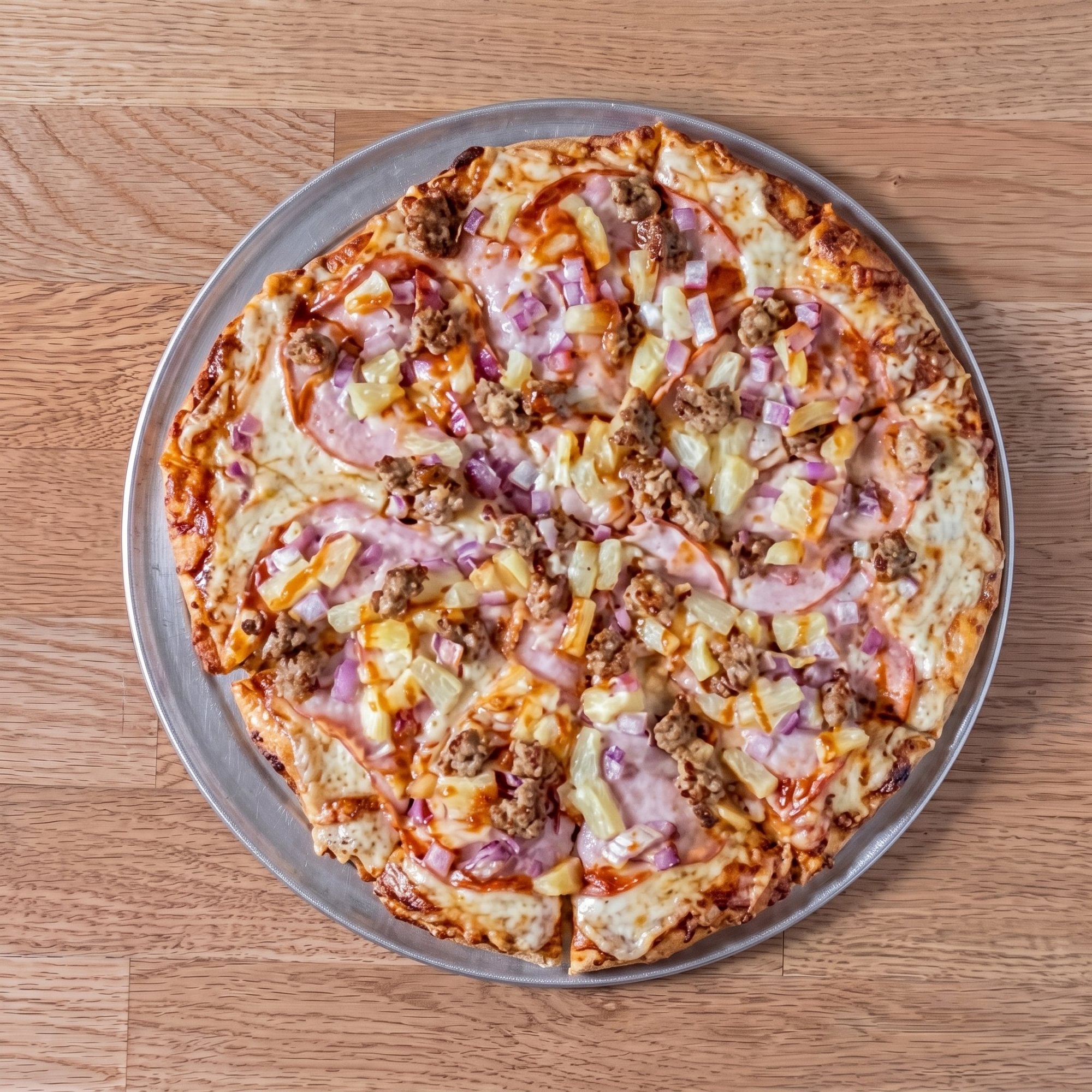 Hawaiian BBQ Pizza
