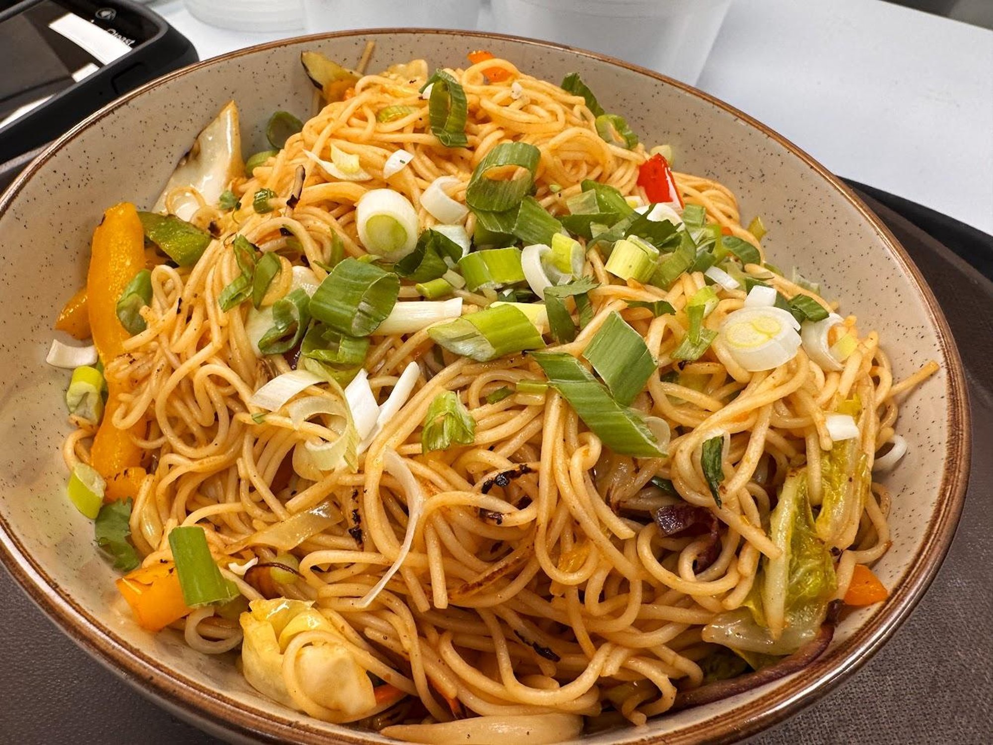 Chilli Garlic Noodles (vegan)