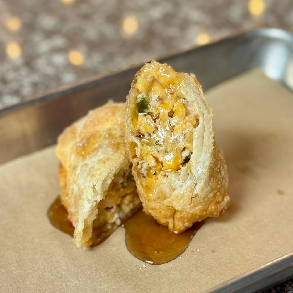 Bacon Jale-Pop Egg Rolls