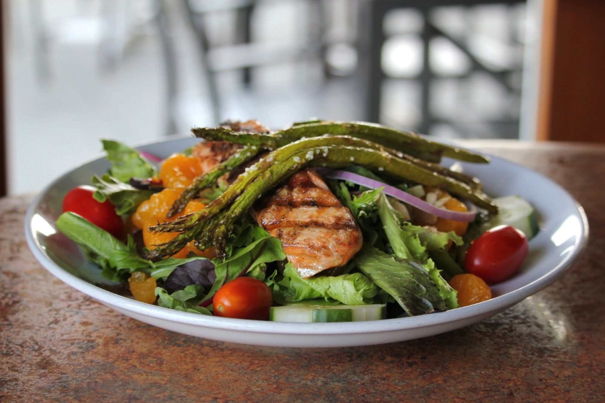 Salmon & Grilled Asparagus