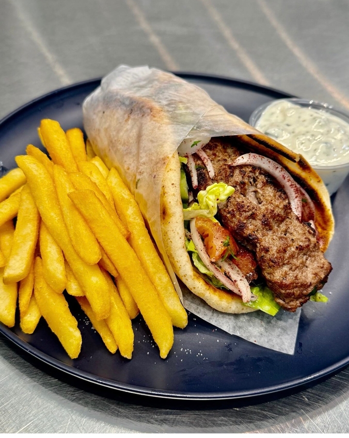 Koobideh warp & Fries