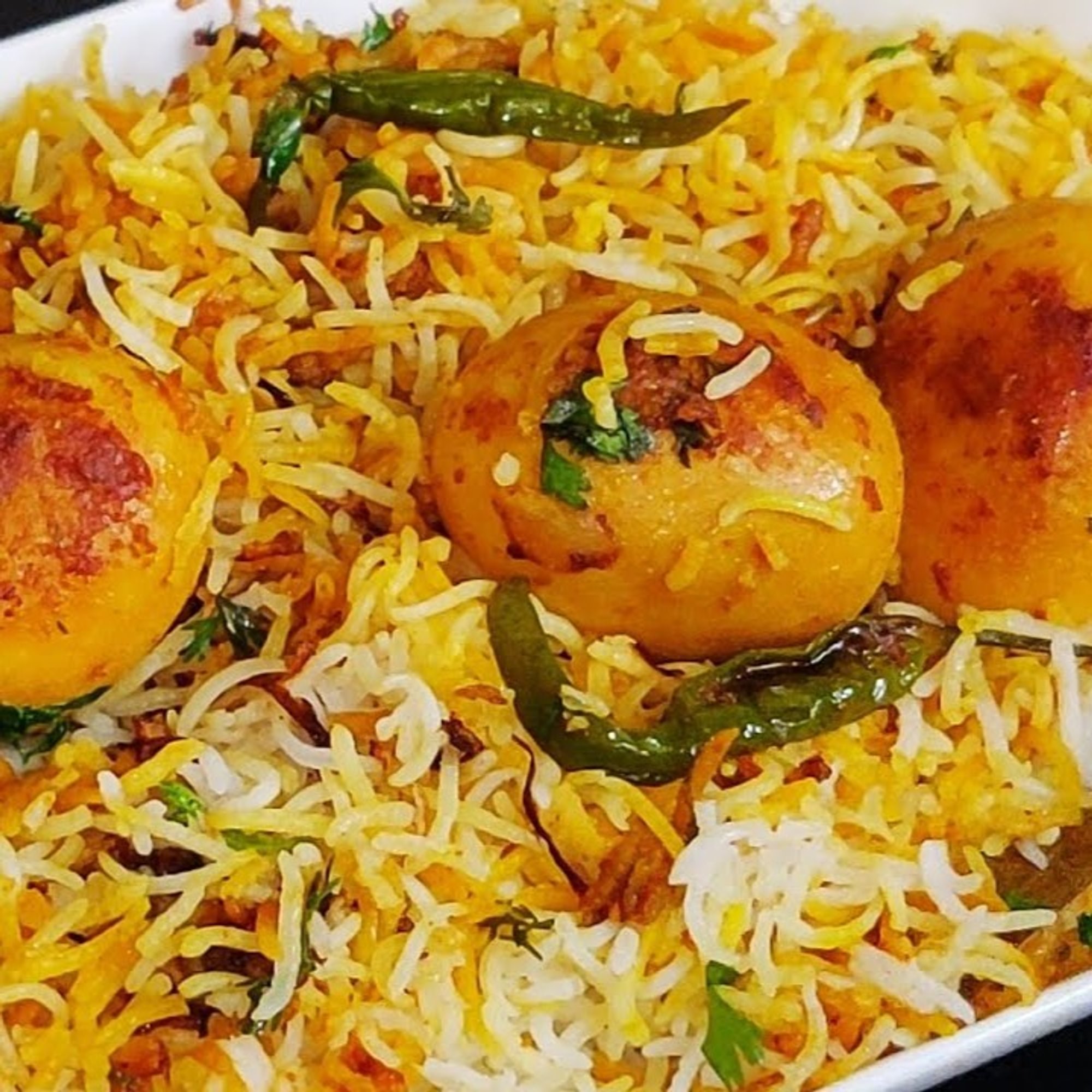 Egg Dum Biryani