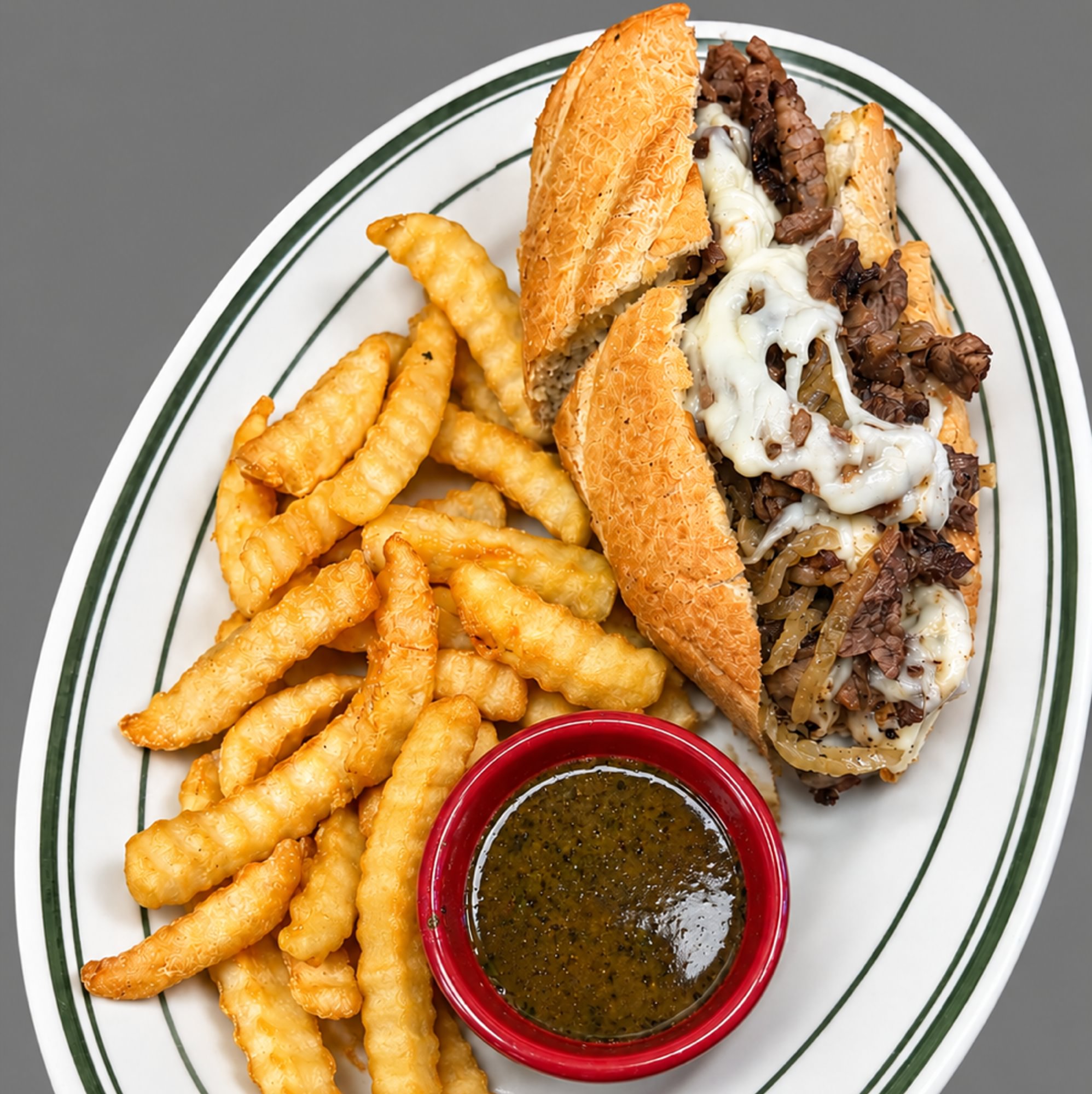 Small Prime Rib Dip with FF 6”