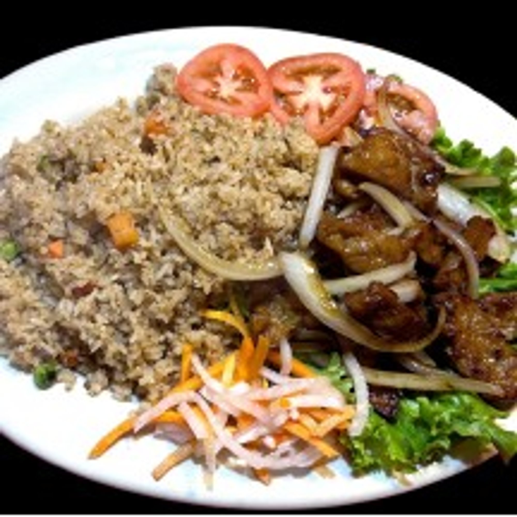 Chunk Beef with Fried Rice