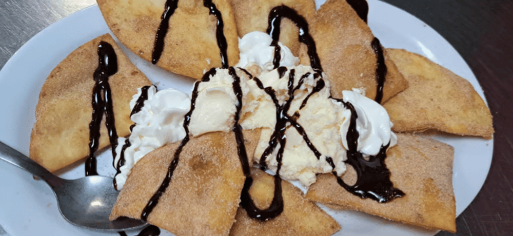 Sopapilla With Ice Cream
