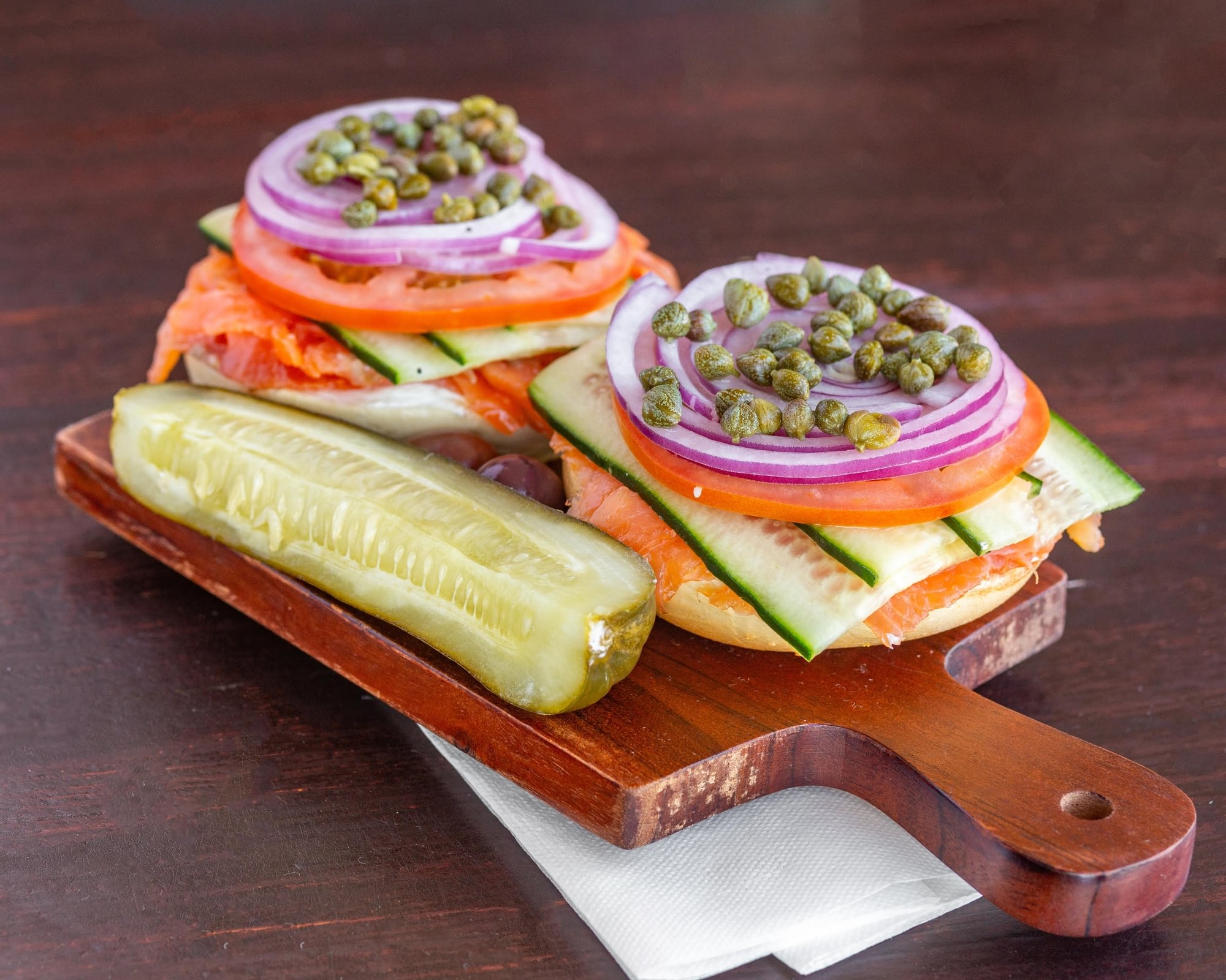 Lox & Works Sandwich