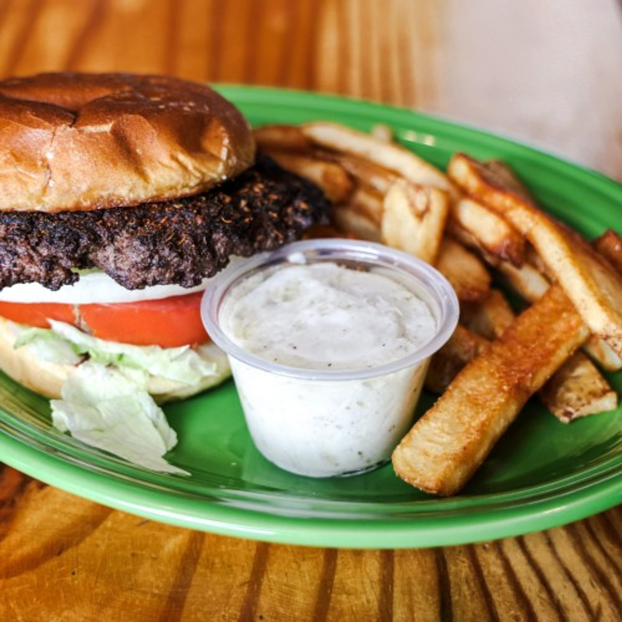 Black and Blue Burger