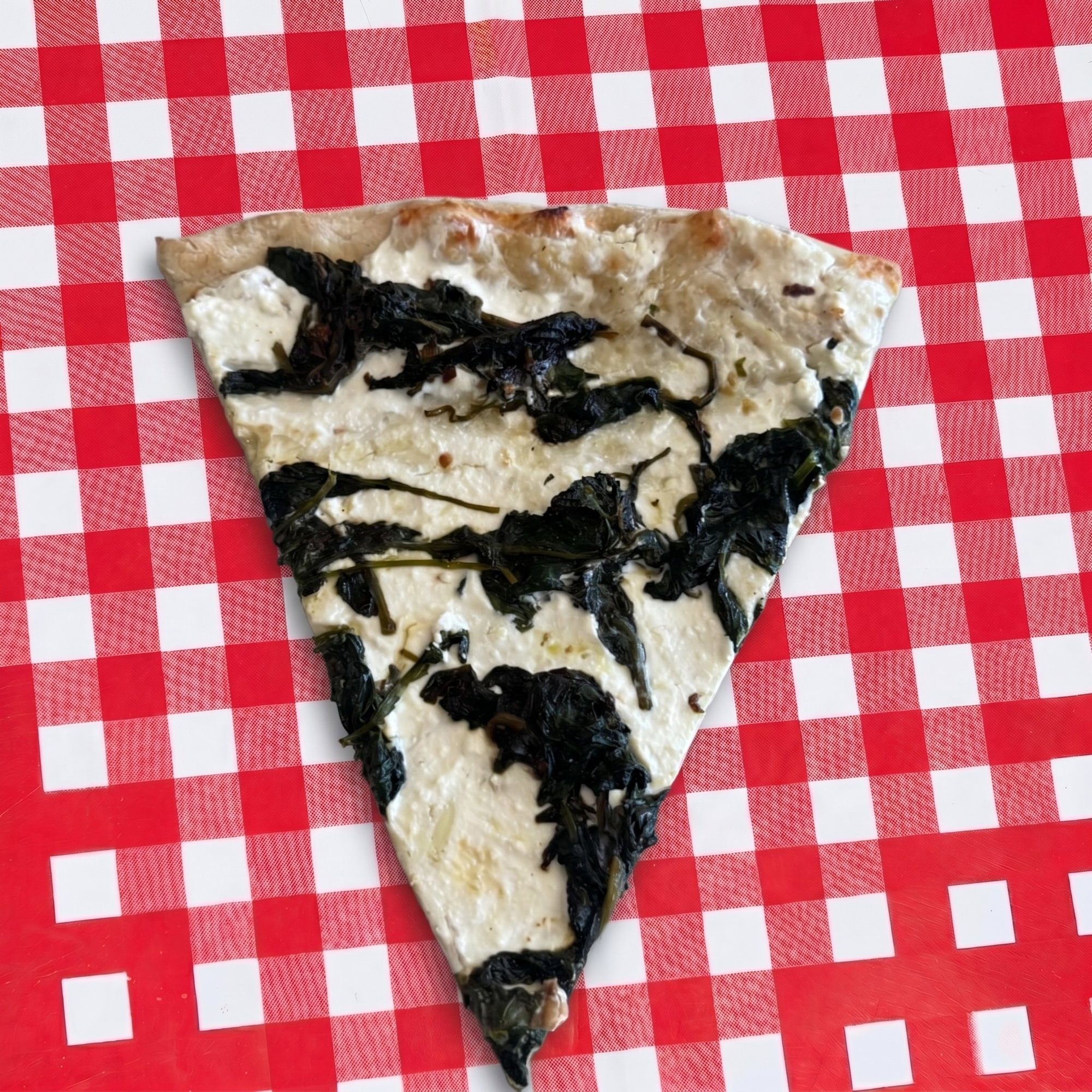 Fresh Spinach White Slice