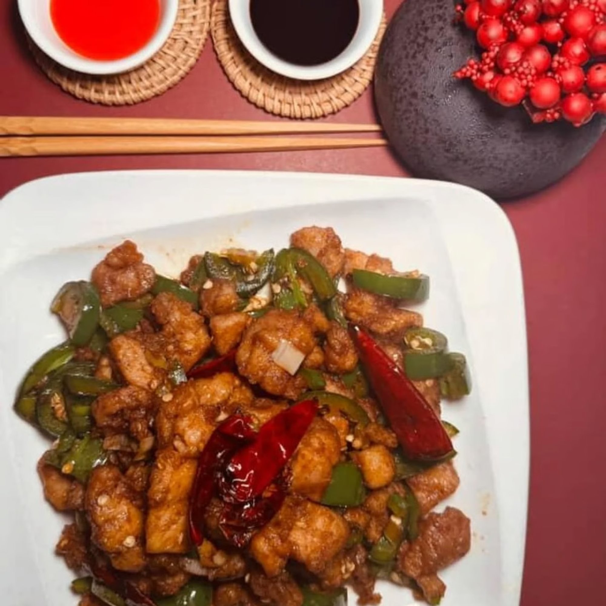 Chicken with Fresh Hot Pepper