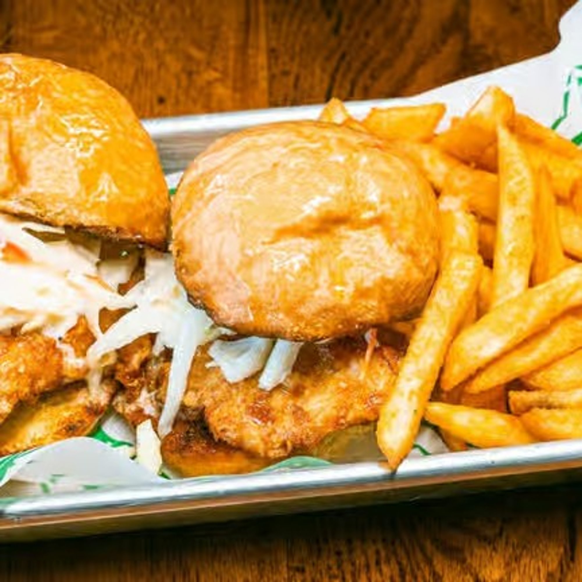 Dual Crispy Chicken Sliders