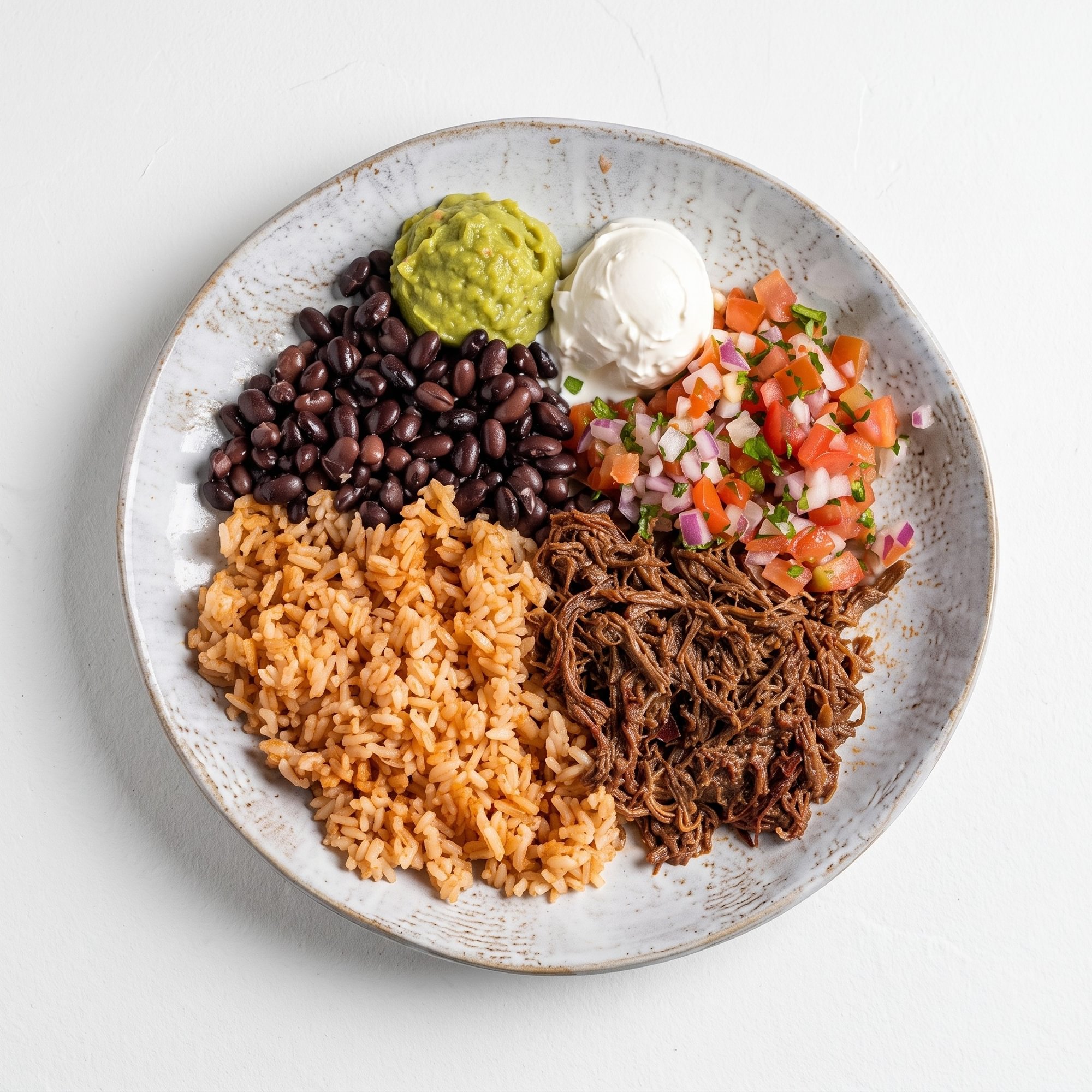 Barbacoa or Brisket Plate