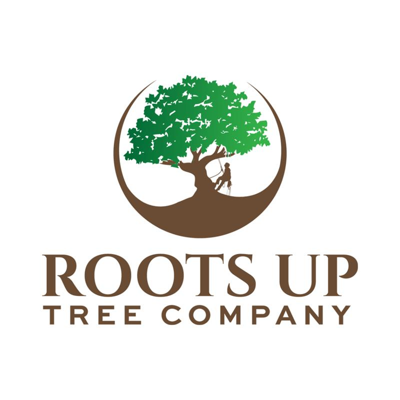 Roots Up Tree Company Logo