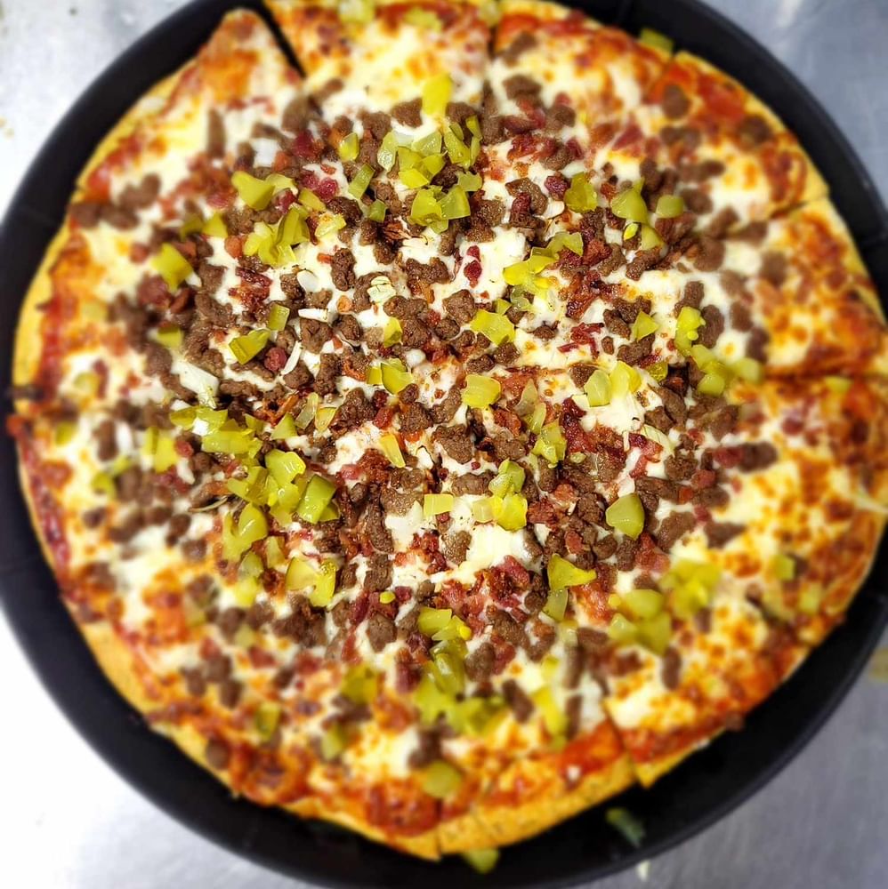 Cheeseburger Pizza