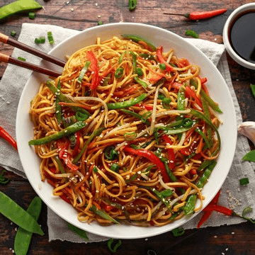 Veg Hakka Noodles