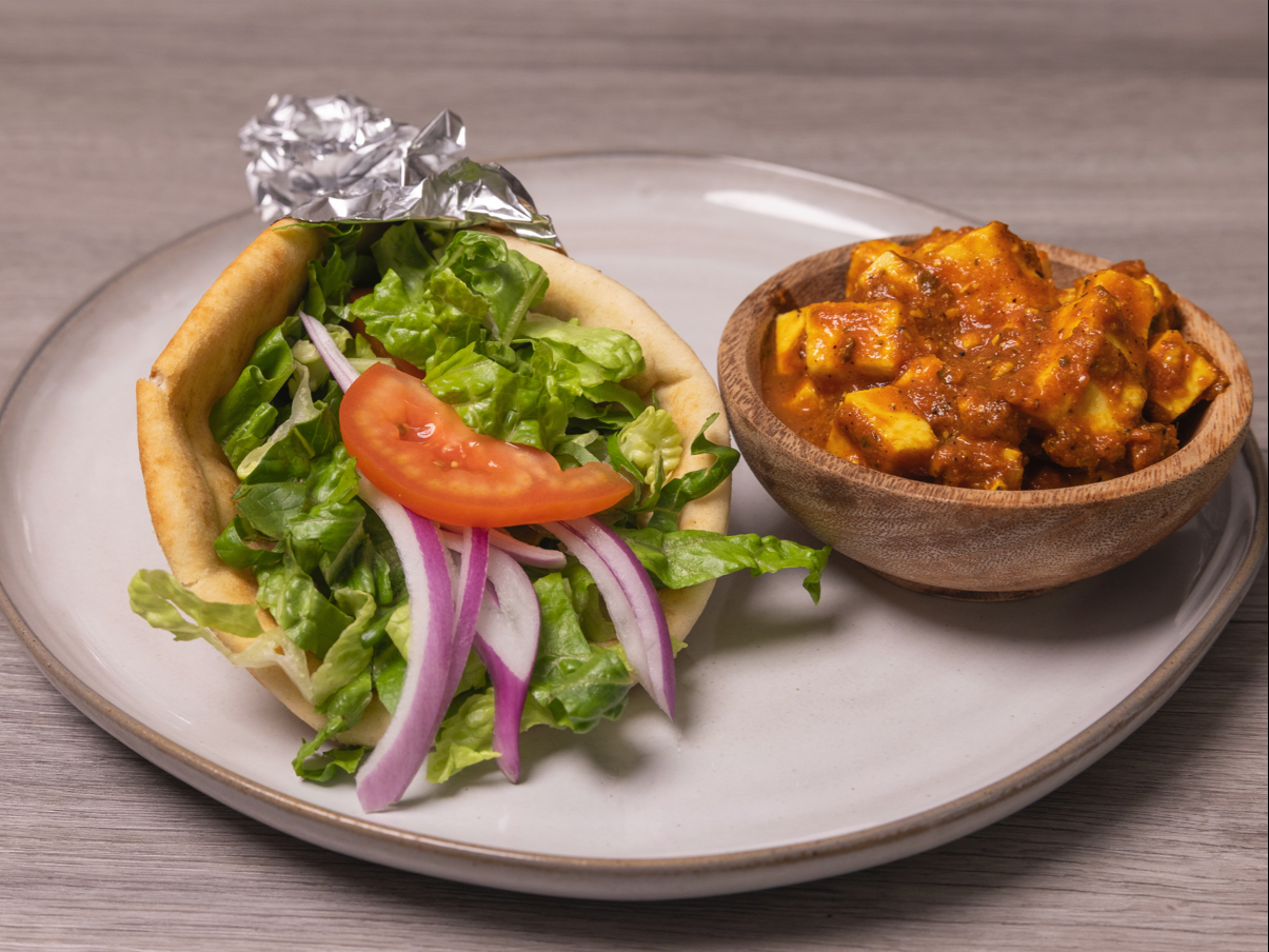 Karahi Paneer Wrap