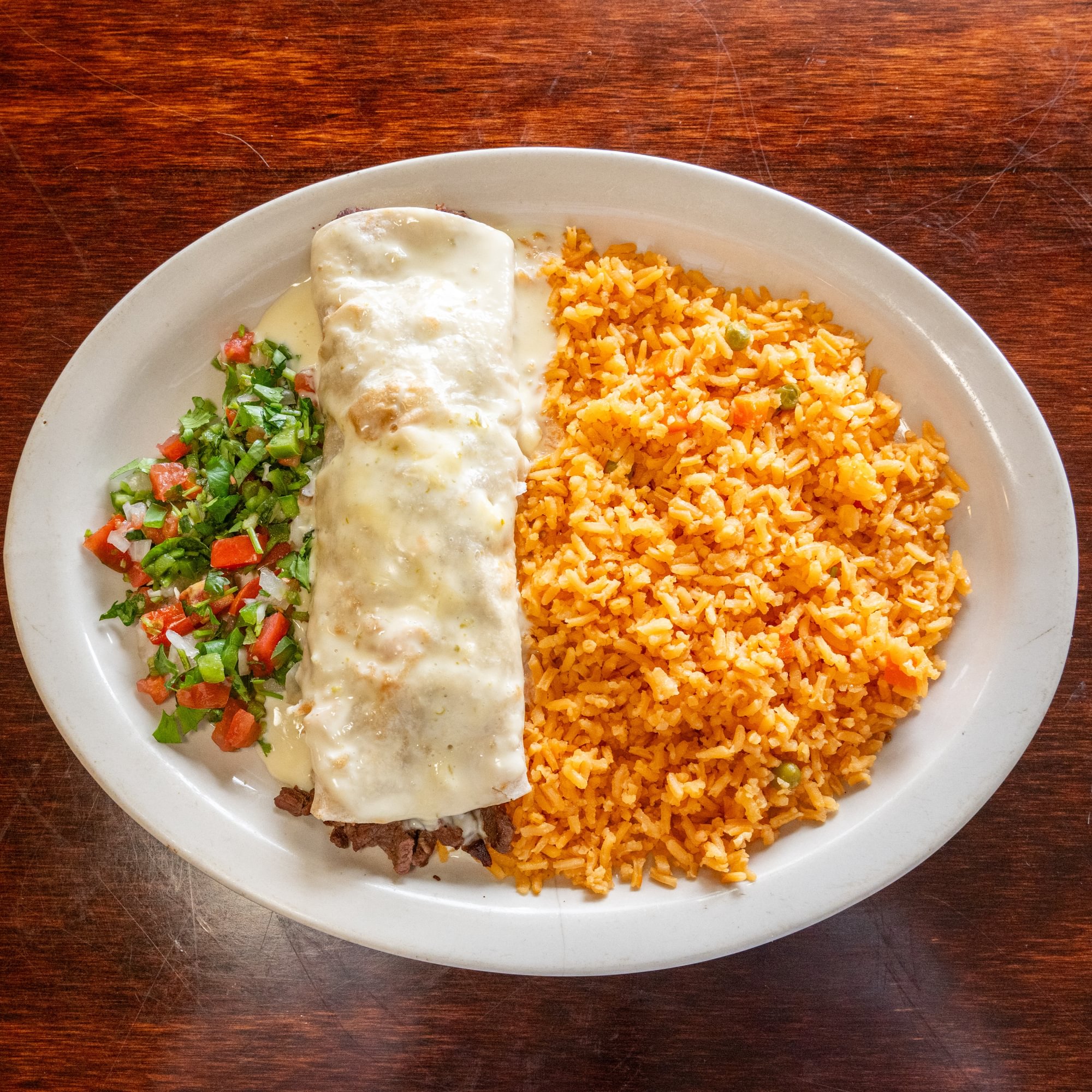 Steak and Cheese Burrito