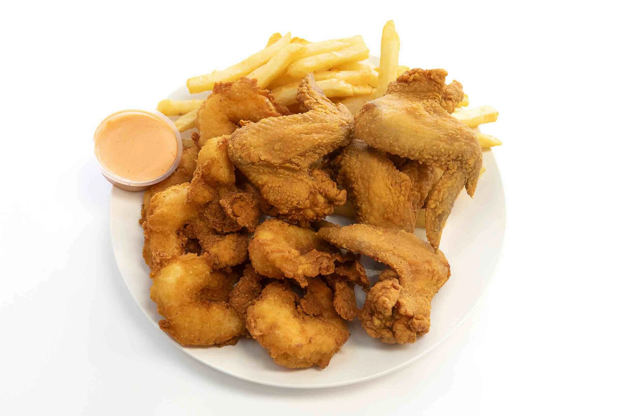 Combo #20 - 6 Jumbo Shrimp & 4 Wings