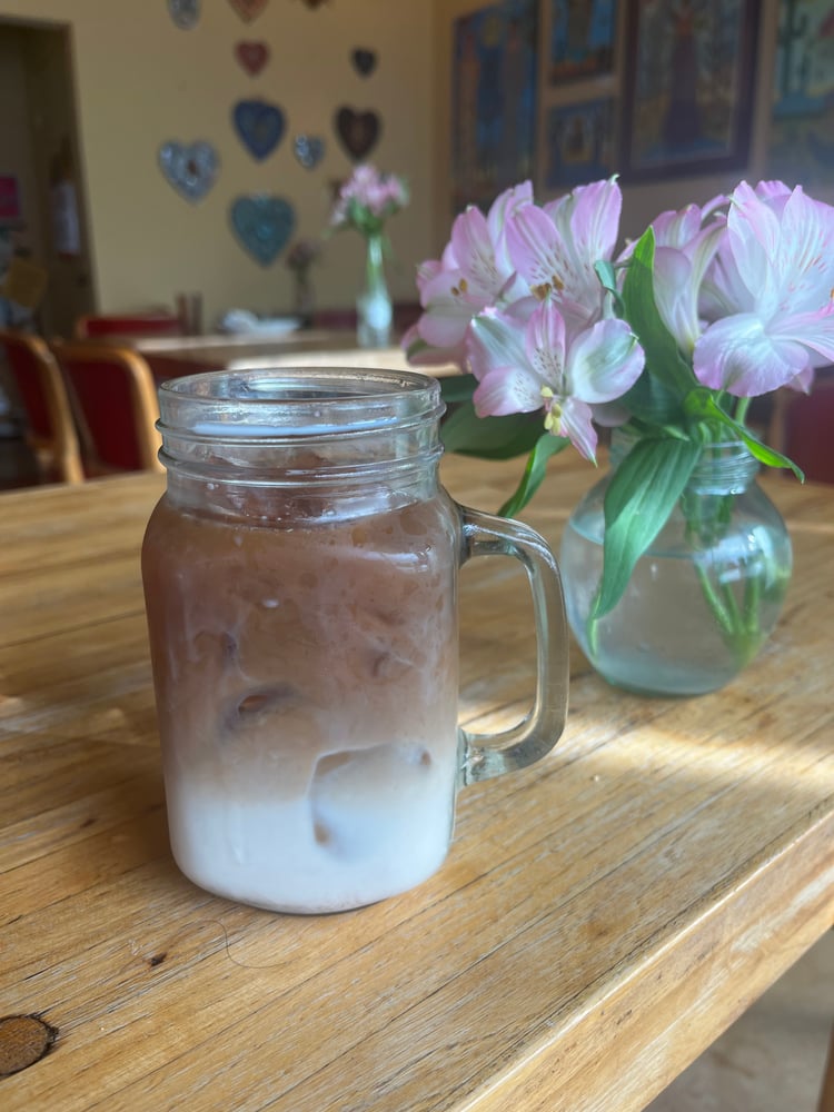 Vegan Horchata Ice Coffee