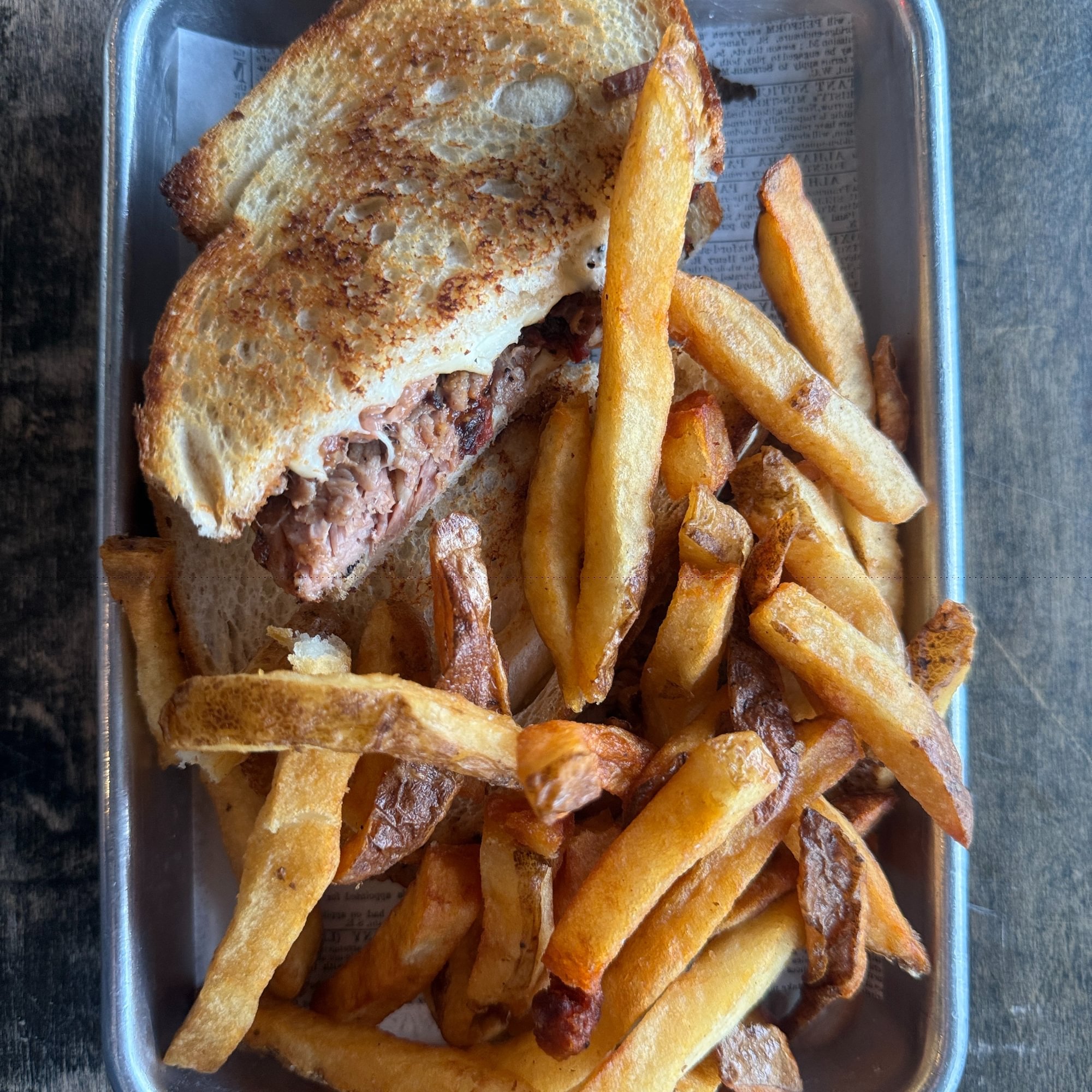 Brisket Grilled Cheese