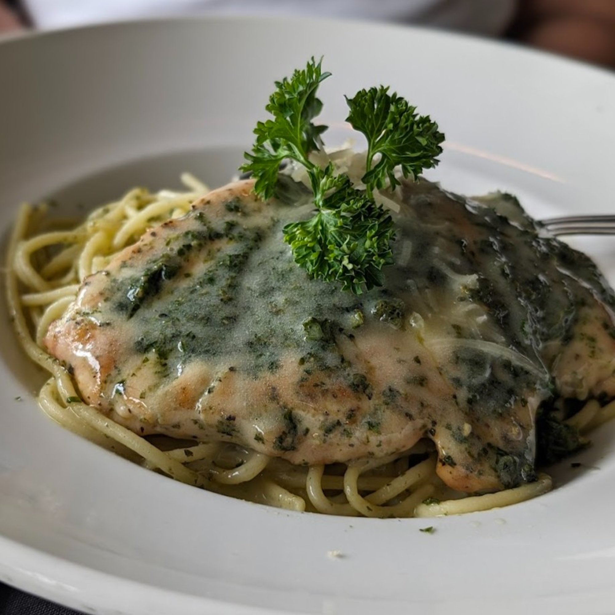 L: Chicken Pesto Cilantro