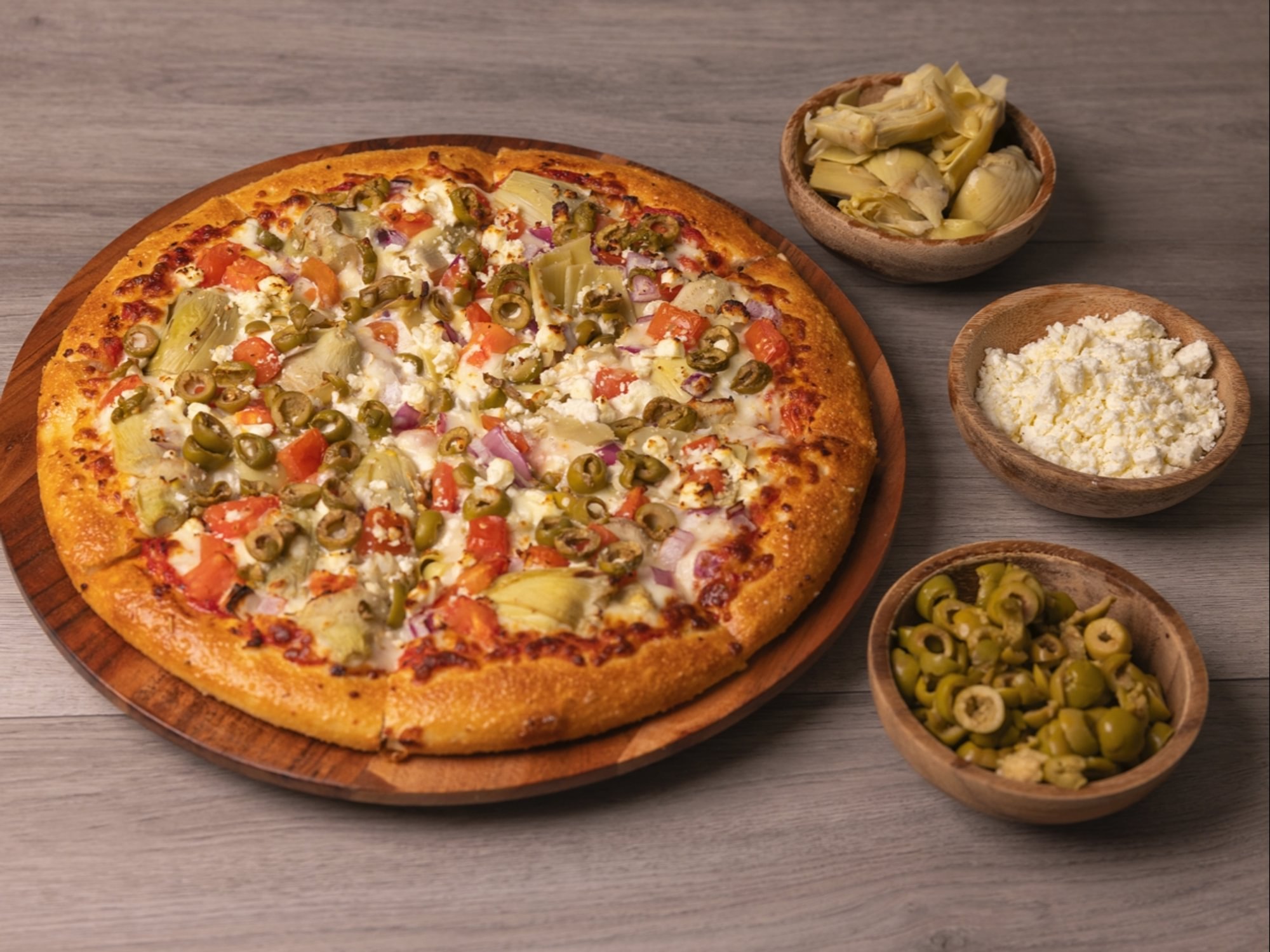 Medium European Veggie Pizza