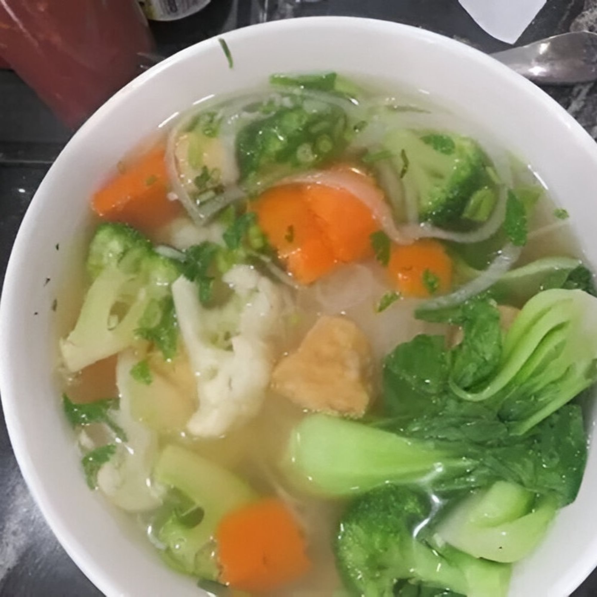 Vegetable Pho' Noodle Soup
