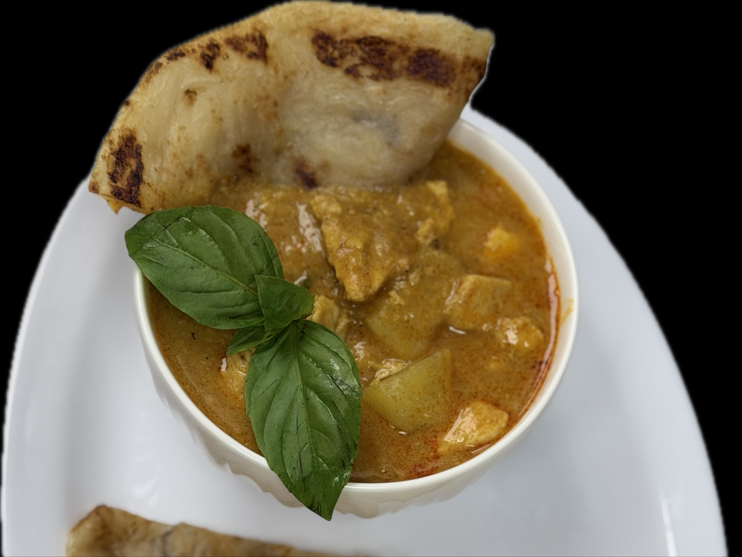 Paratha (2pcs) w/ Chicken Curry