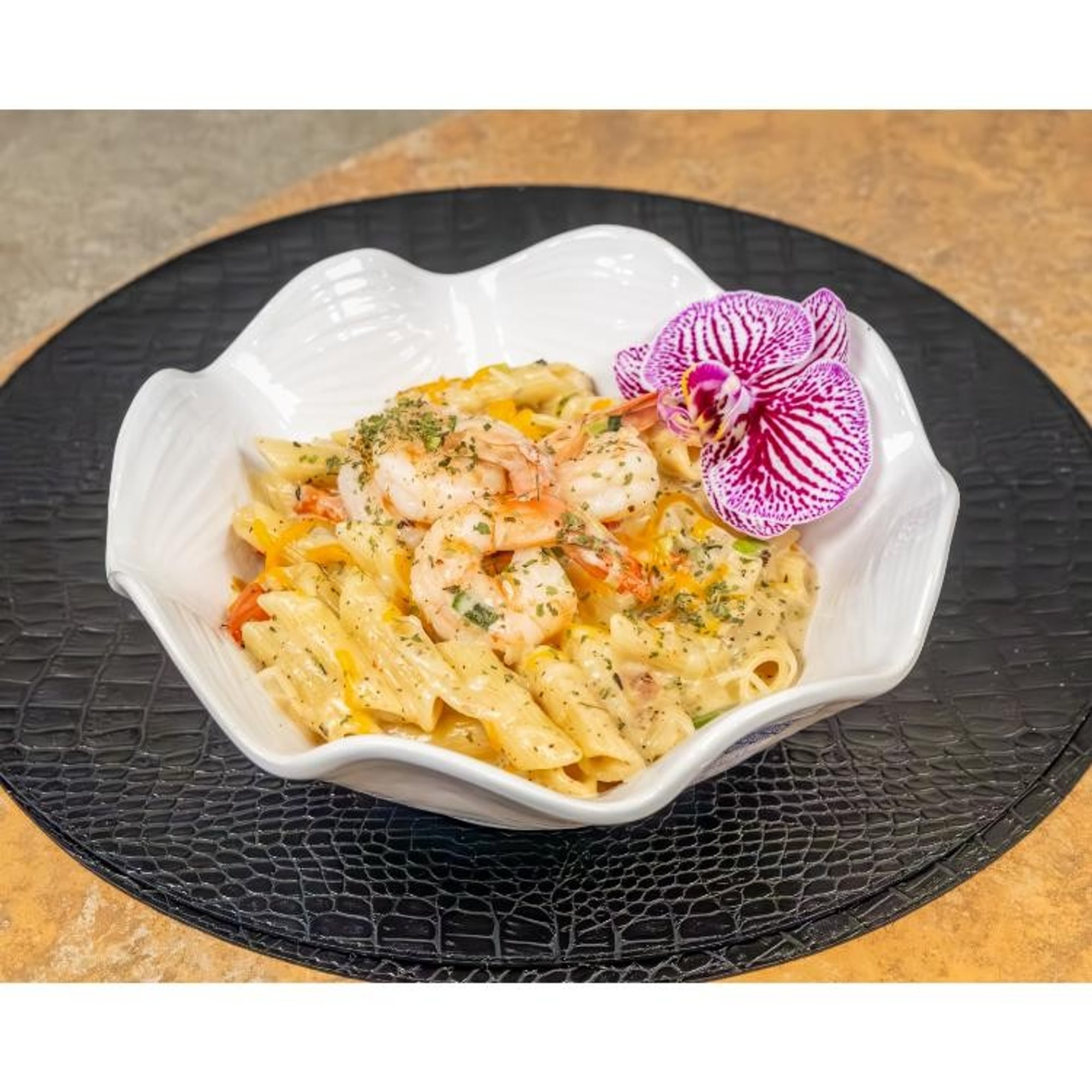 Rasta Pasta with Shrimp