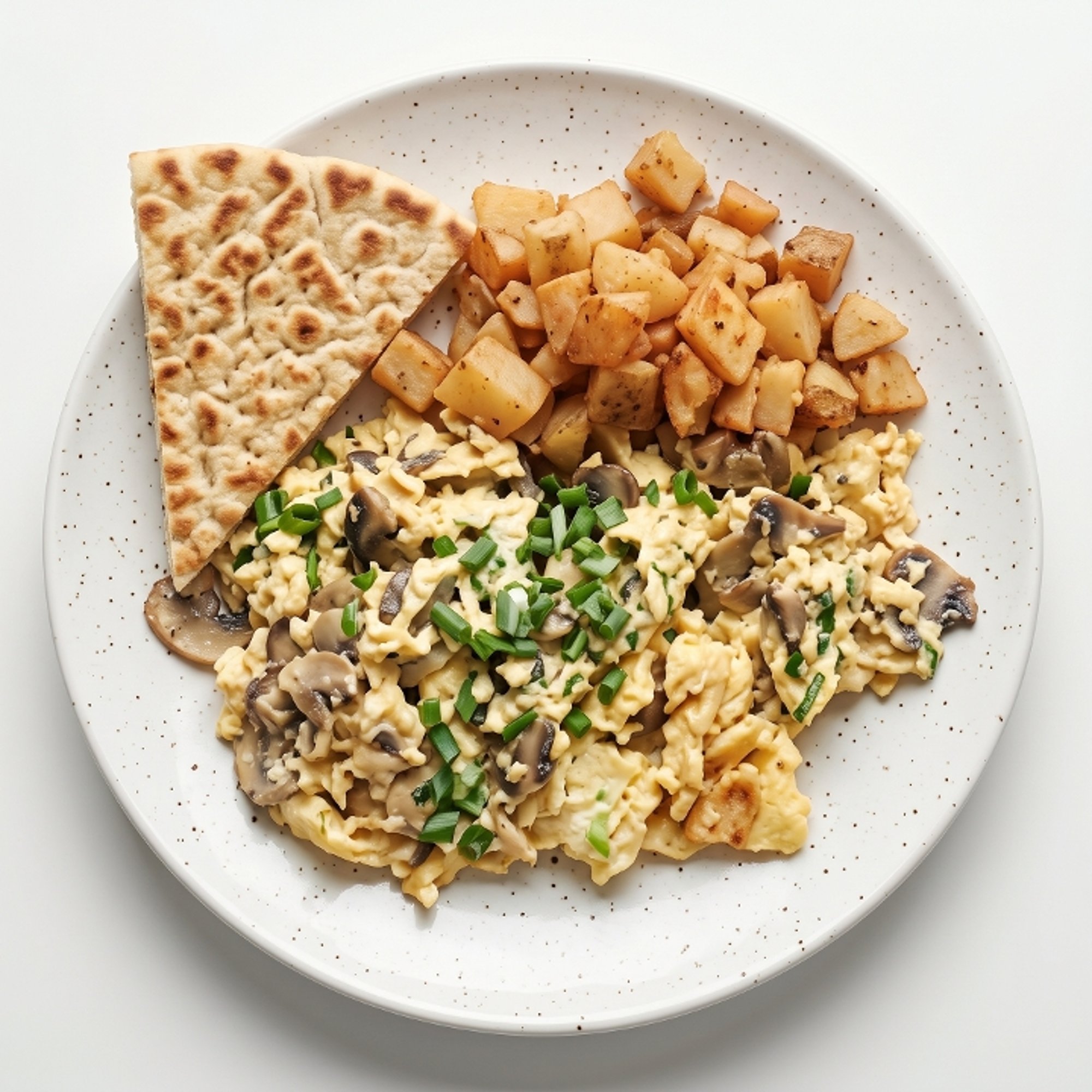 Mushroom Swiss Scramble