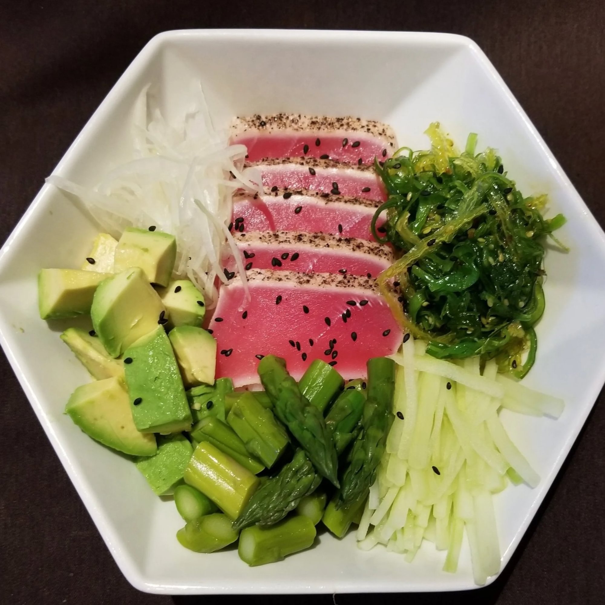 Seared Ahi Tuna Poke Bowl