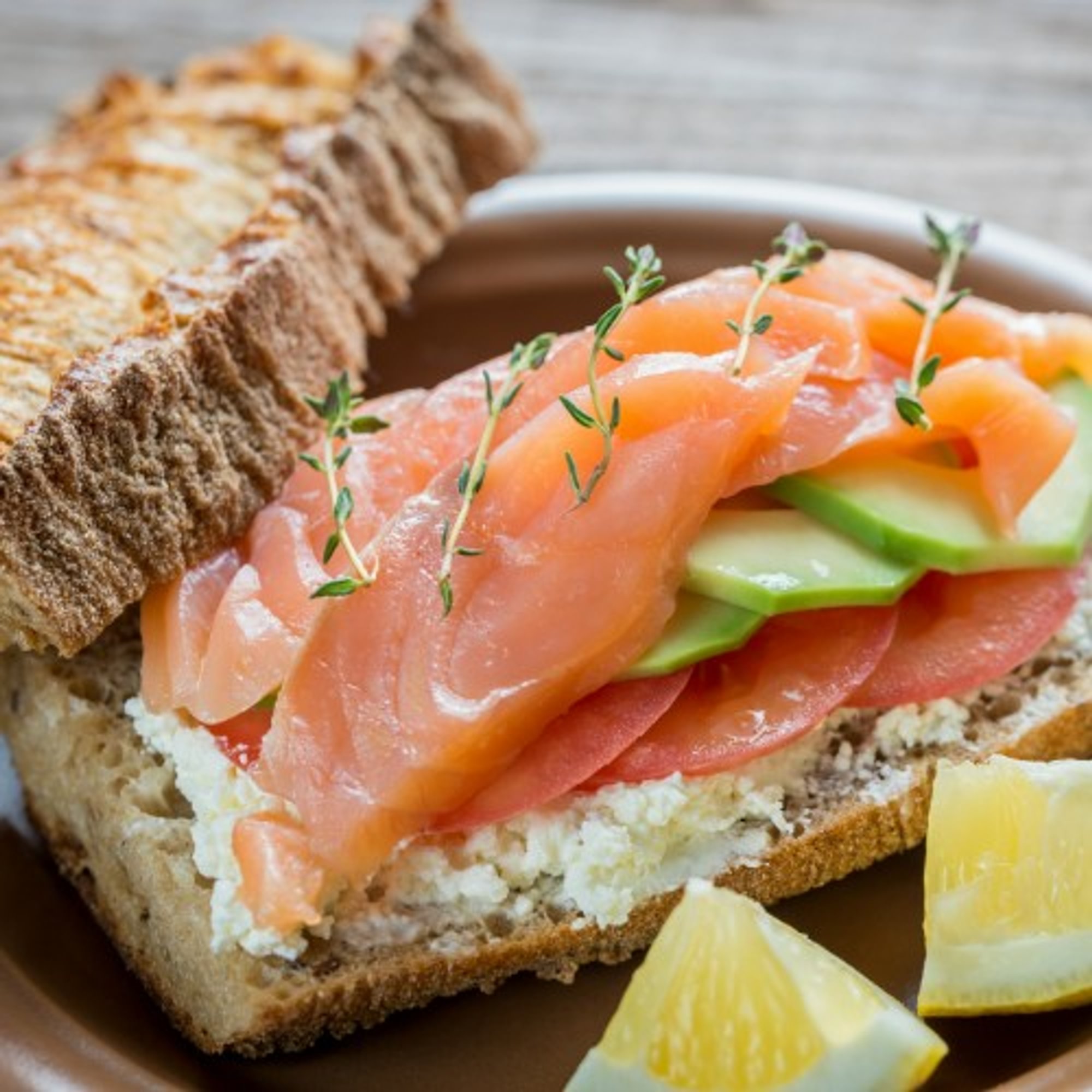 Smoked Salmon Sandwich