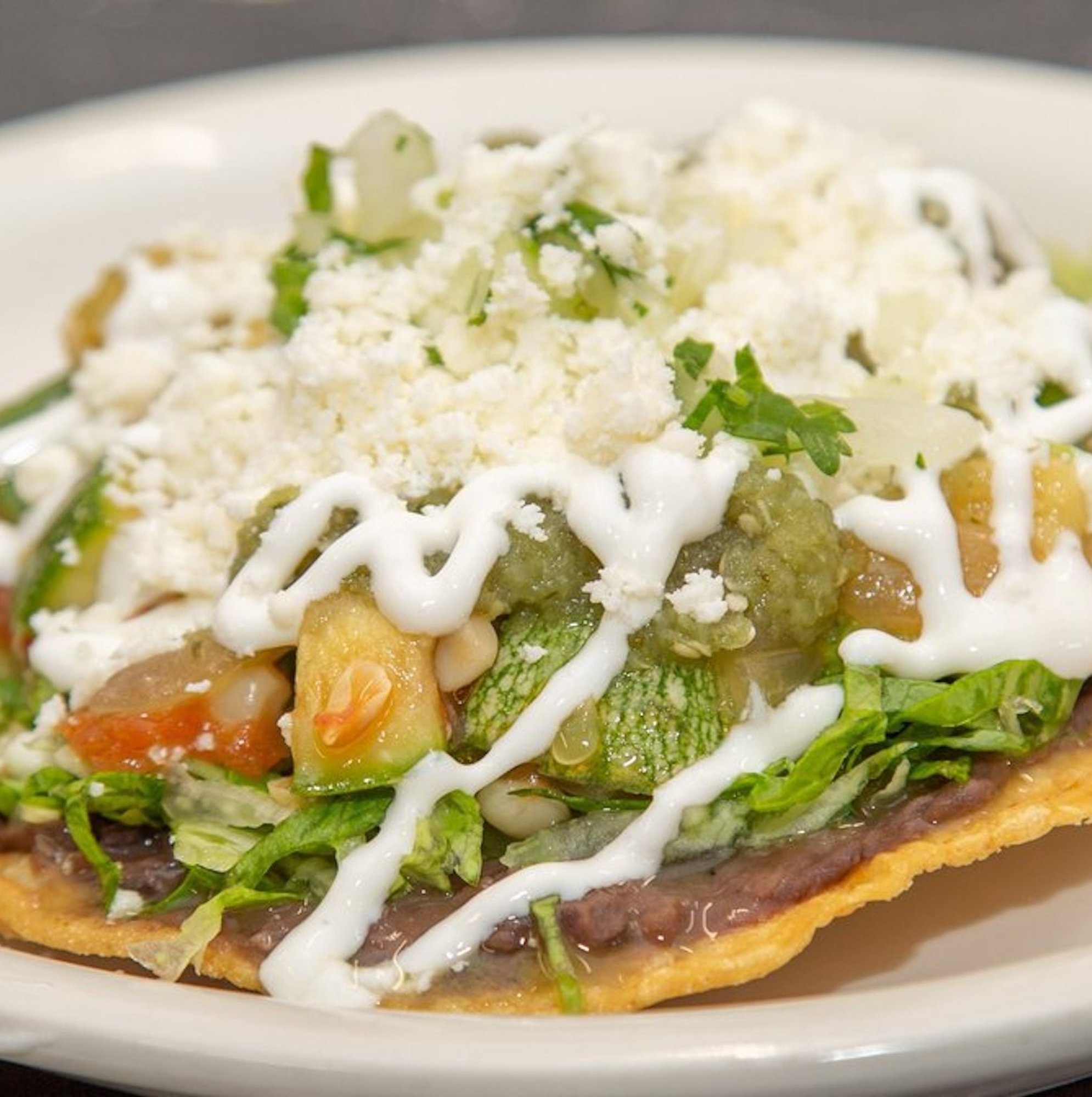 Tostada - Calabacitas