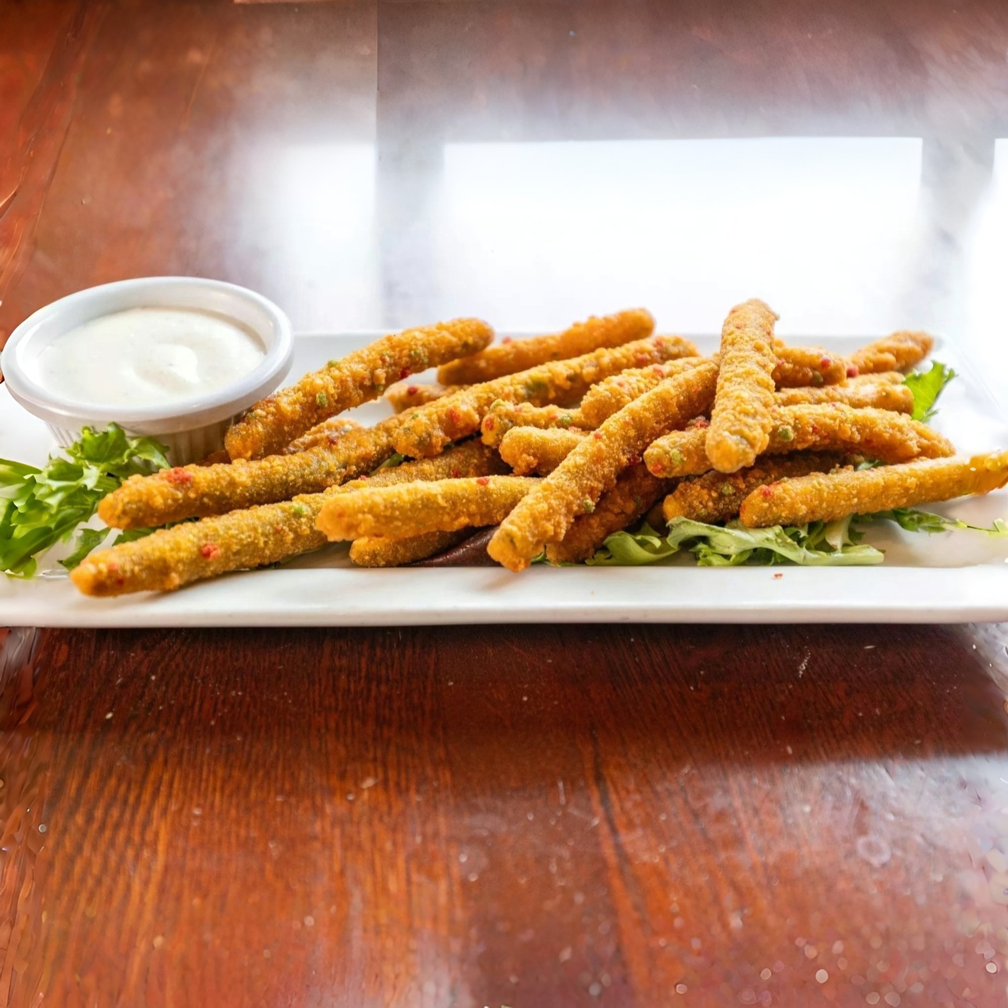 Fried Spicy Green Beans
