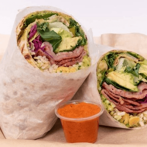 Turkey Bacon & Avocado Burrito (Gluten Free Option)
